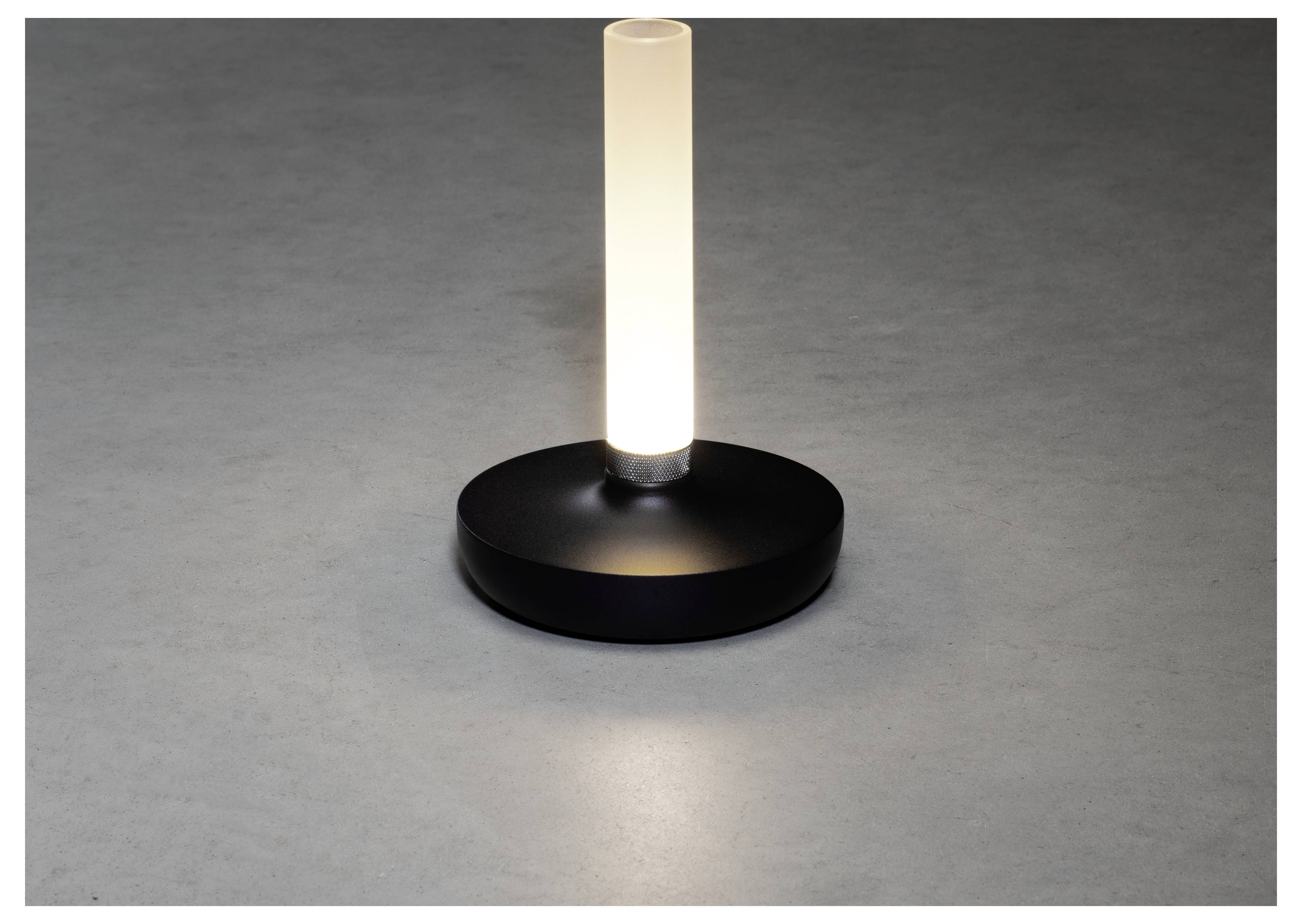 Konstsmide 7827-753 Biarritz LED-Akku-Tischlampe Schwarz