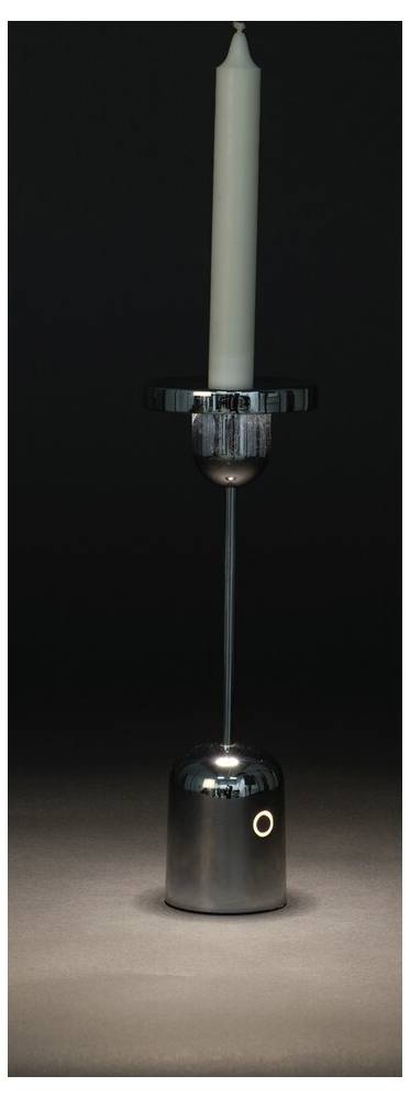 Konstsmide 7832-000 Cassis LED-Akku-Tischlampe Silber