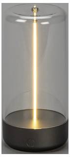 Konstsmide 7849-370 Edison XS LED-Akku-Tischlampe Dunkelgrün