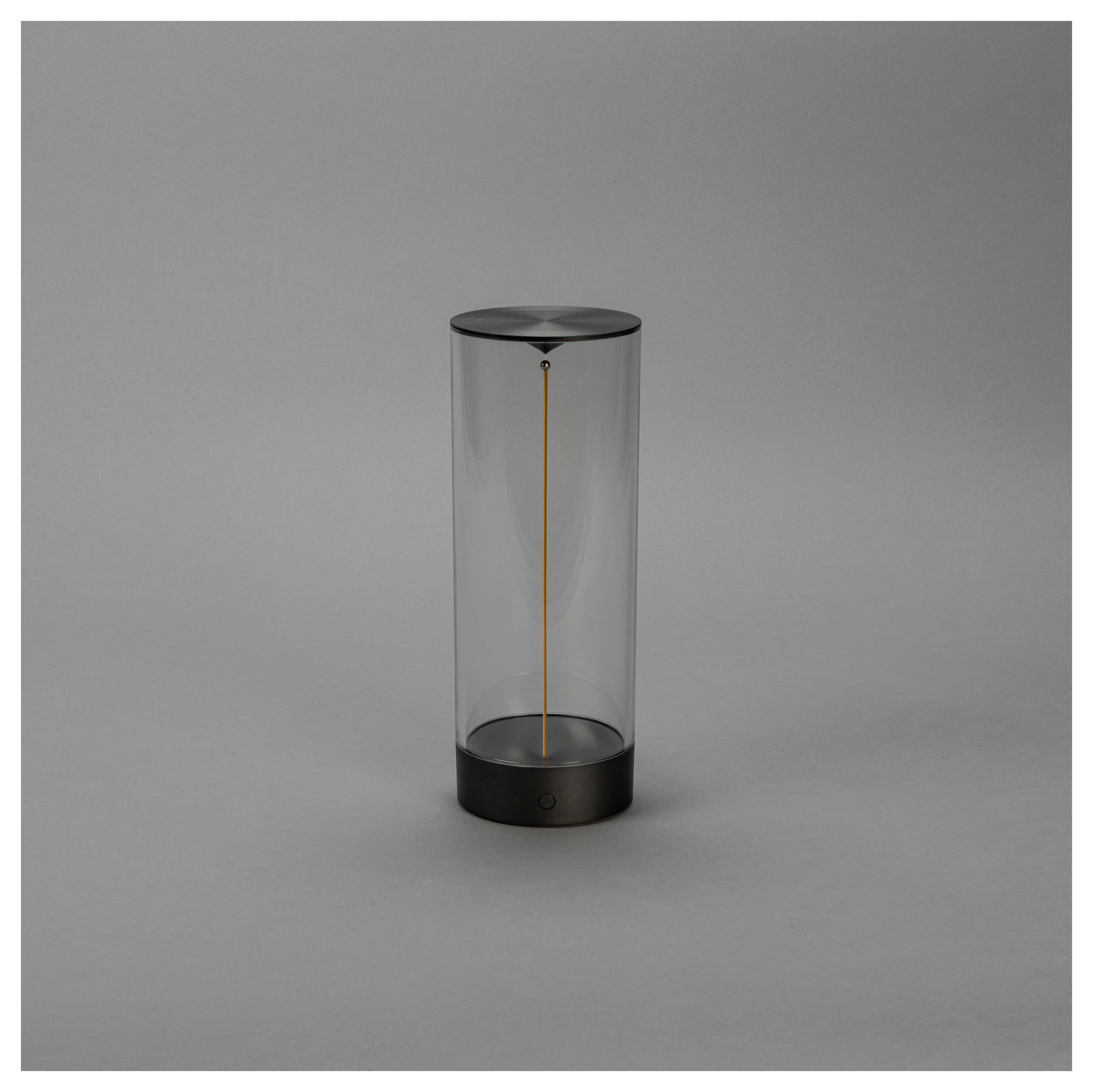 Konstsmide 7846-370 Edison S LED-Akku-Tischlampe Dunkelgrün