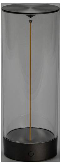 Konstsmide 7846-370 Edison S LED-Akku-Tischlampe Dunkelgrün