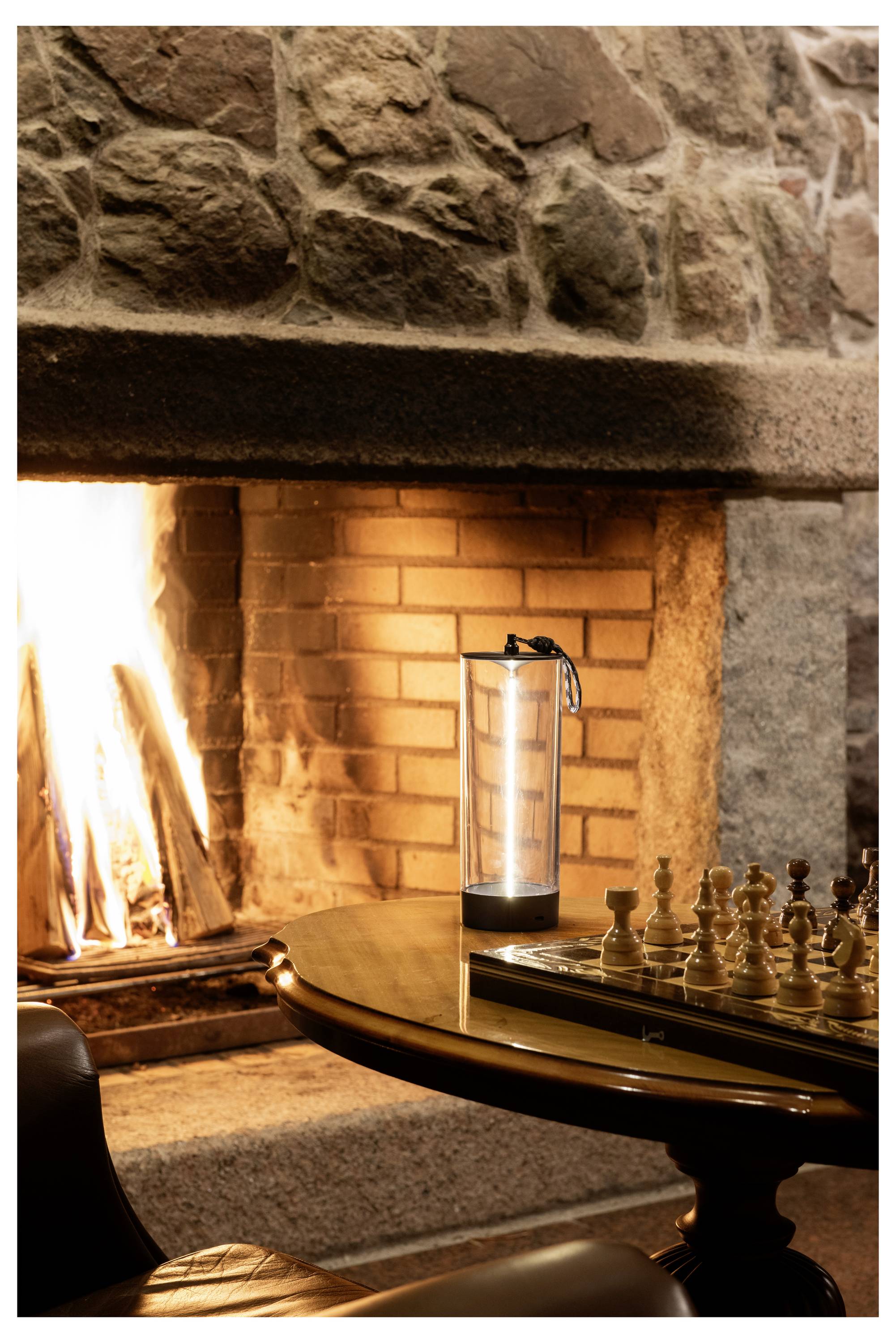 Konstsmide 7846-370 Edison S LED-Akku-Tischlampe Dunkelgrün