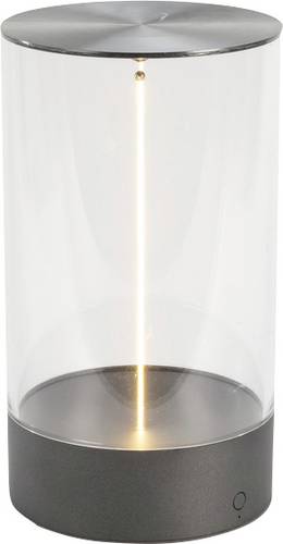 Konstsmide 7848-370 Edison M LED-Akku-Tischlampe Dunkelgrün