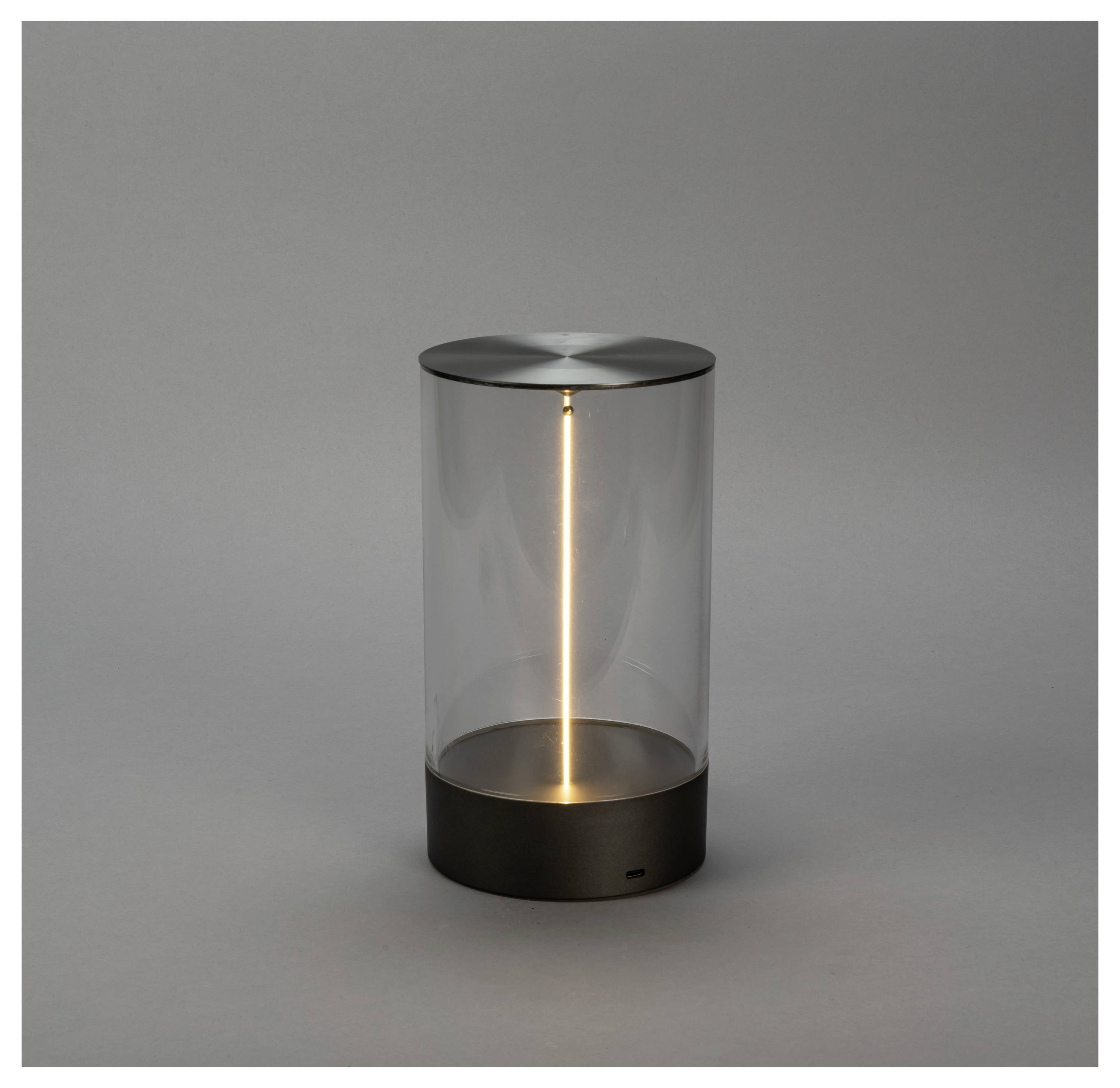 Konstsmide 7848-370 Edison M LED-Akku-Tischlampe Dunkelgrün