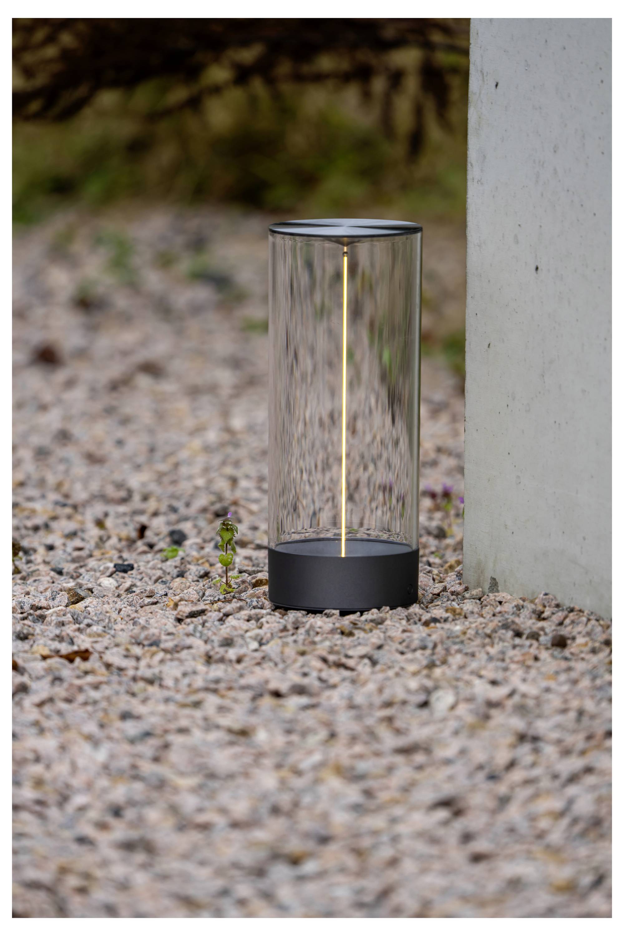 Konstsmide 7847-370 Edison L LED-Akku-Tischlampe Dunkelgrün