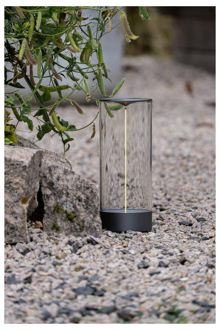 Konstsmide 7847-370 Edison L LED-Akku-Tischlampe Dunkelgrün