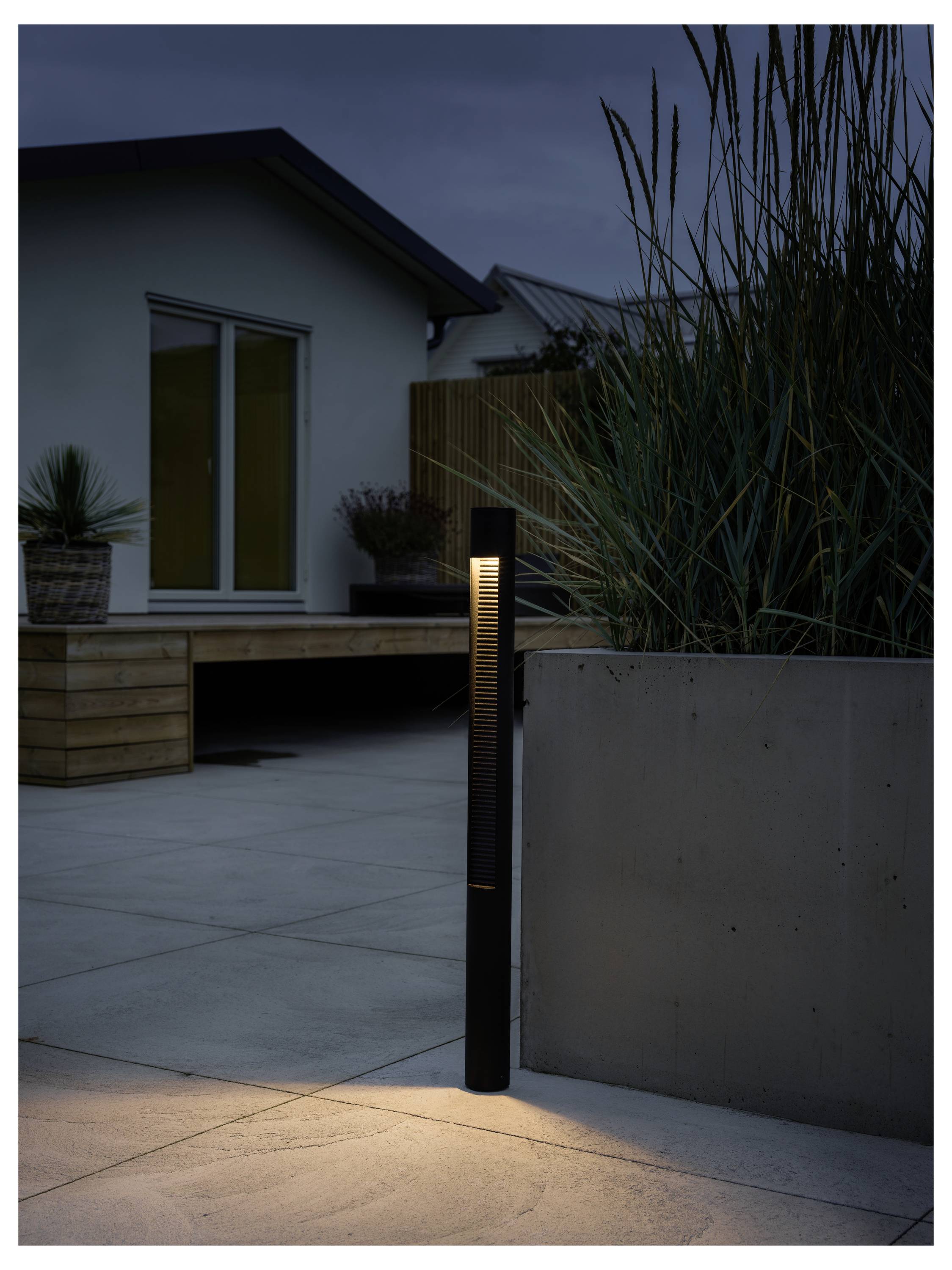 Konstsmide 7537-750 Udine Außenstandleuchte EEK: G (A - G) LED LED 12W Schwarz