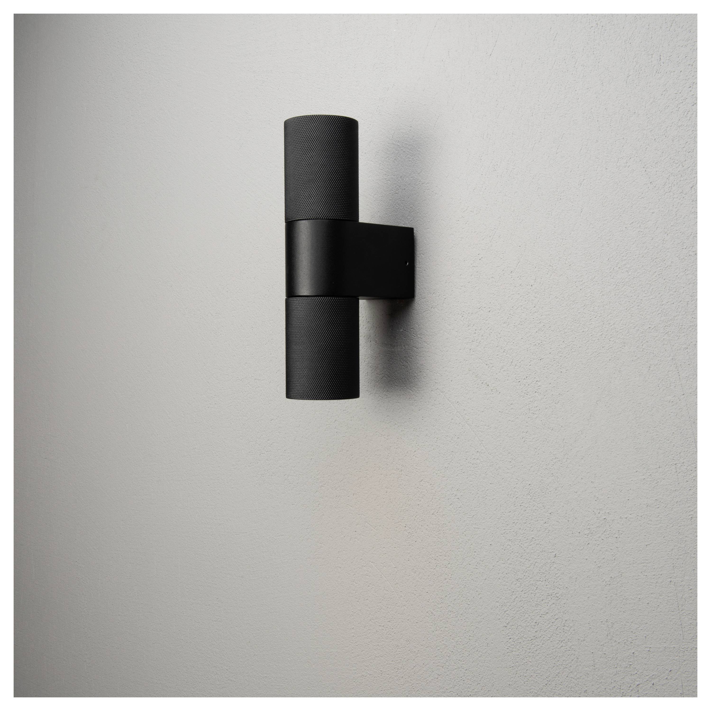 Konstsmide Temi 7667-750 Außenwandleuchte GU10 14W Schwarz