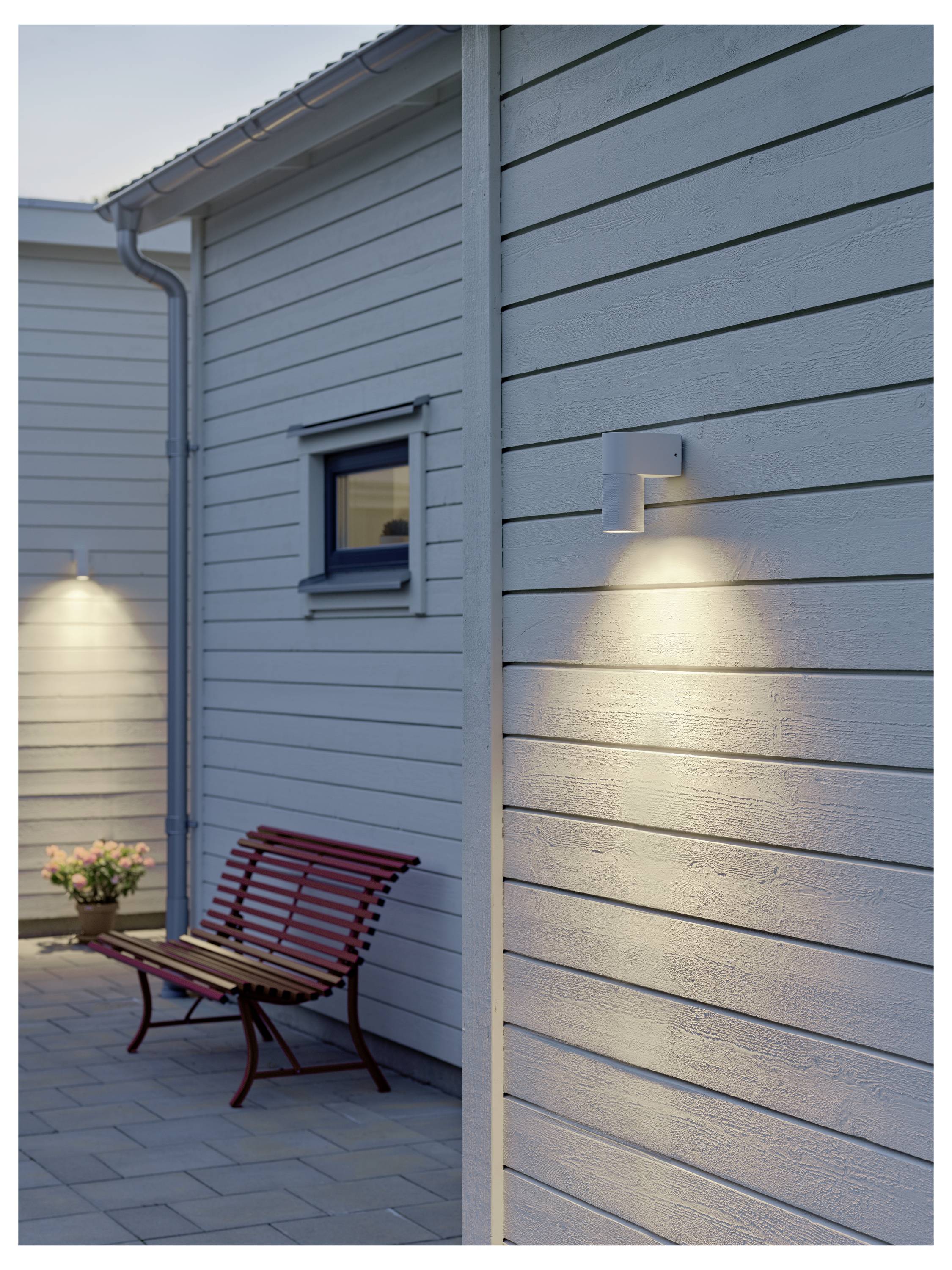 Konstsmide Temi 7666-250 Außenwandleuchte GU10 7W Weiß