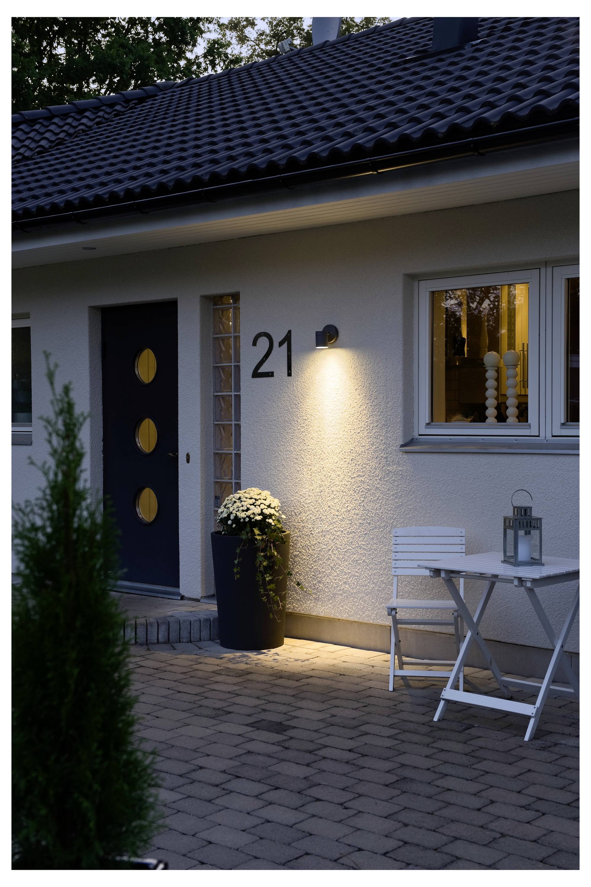 Konstsmide Modena 7657-750 Außenwandleuchte GU10 35W Schwarz