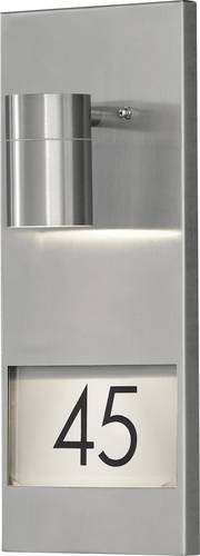 Konstsmide Modena 7655-000 Hausnummernleuchte GU10 35 W Edelstahl