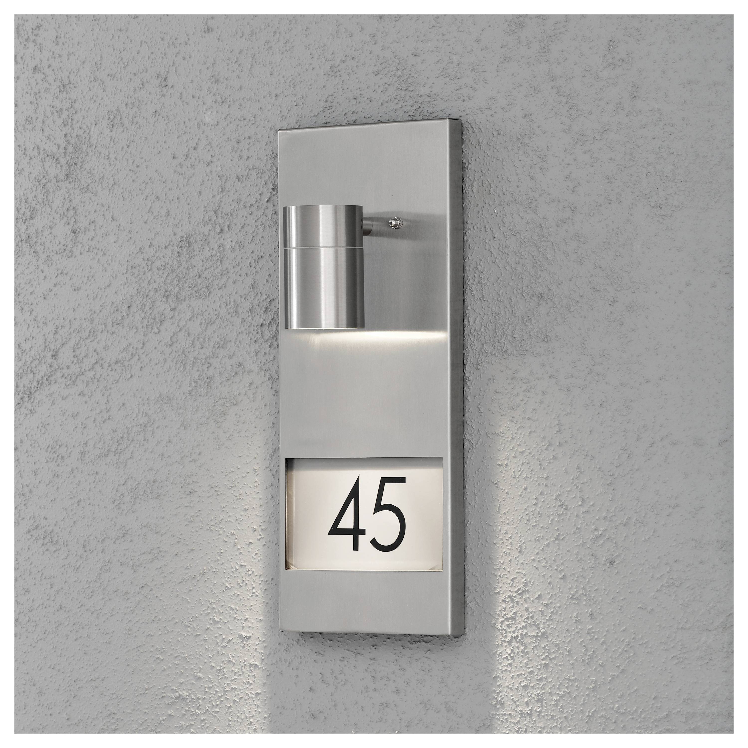 Konstsmide Modena 7655-000 Hausnummernleuchte GU10 35W Edelstahl