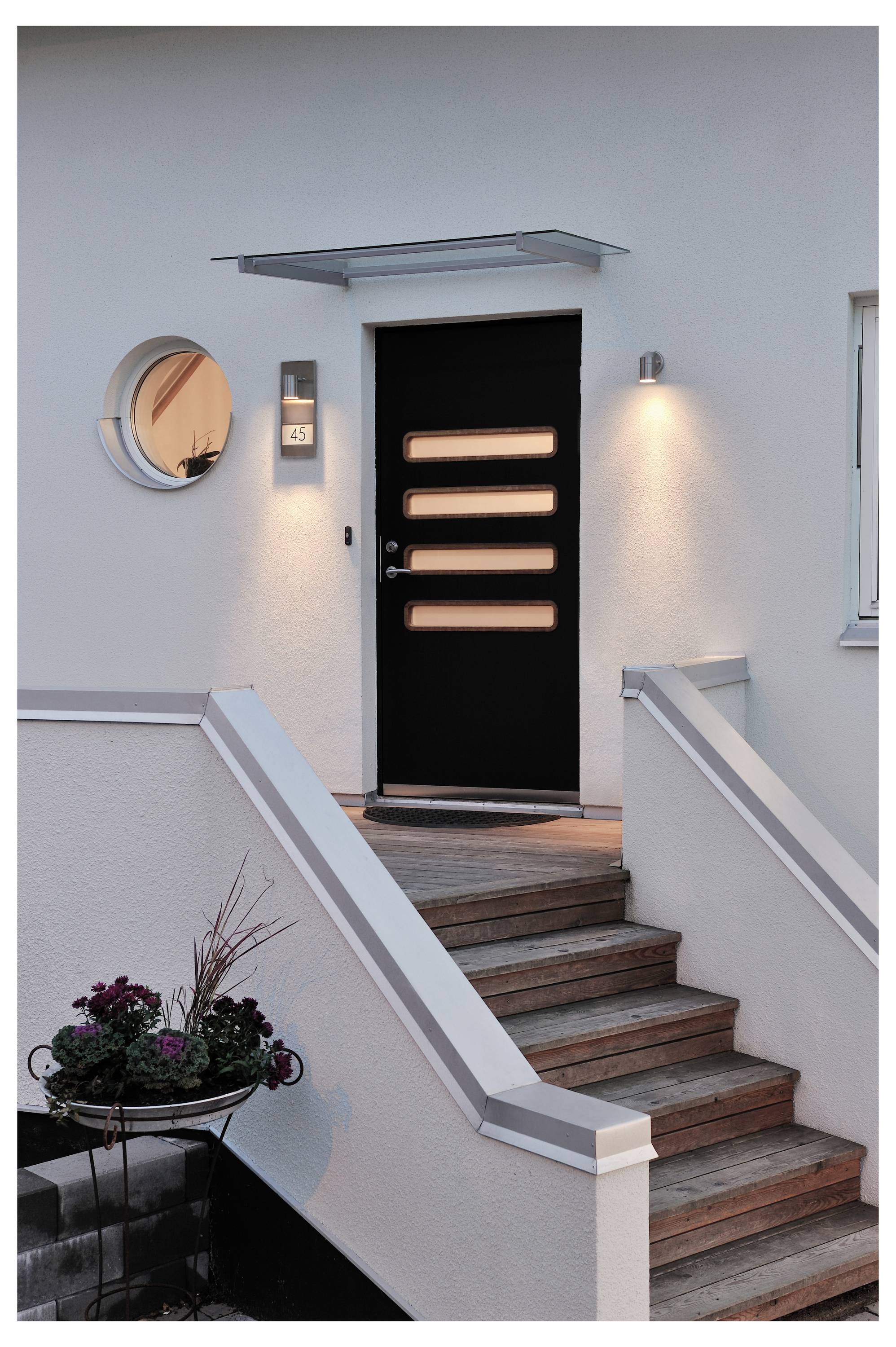 Konstsmide Modena 7655-000 Hausnummernleuchte GU10 35W Edelstahl