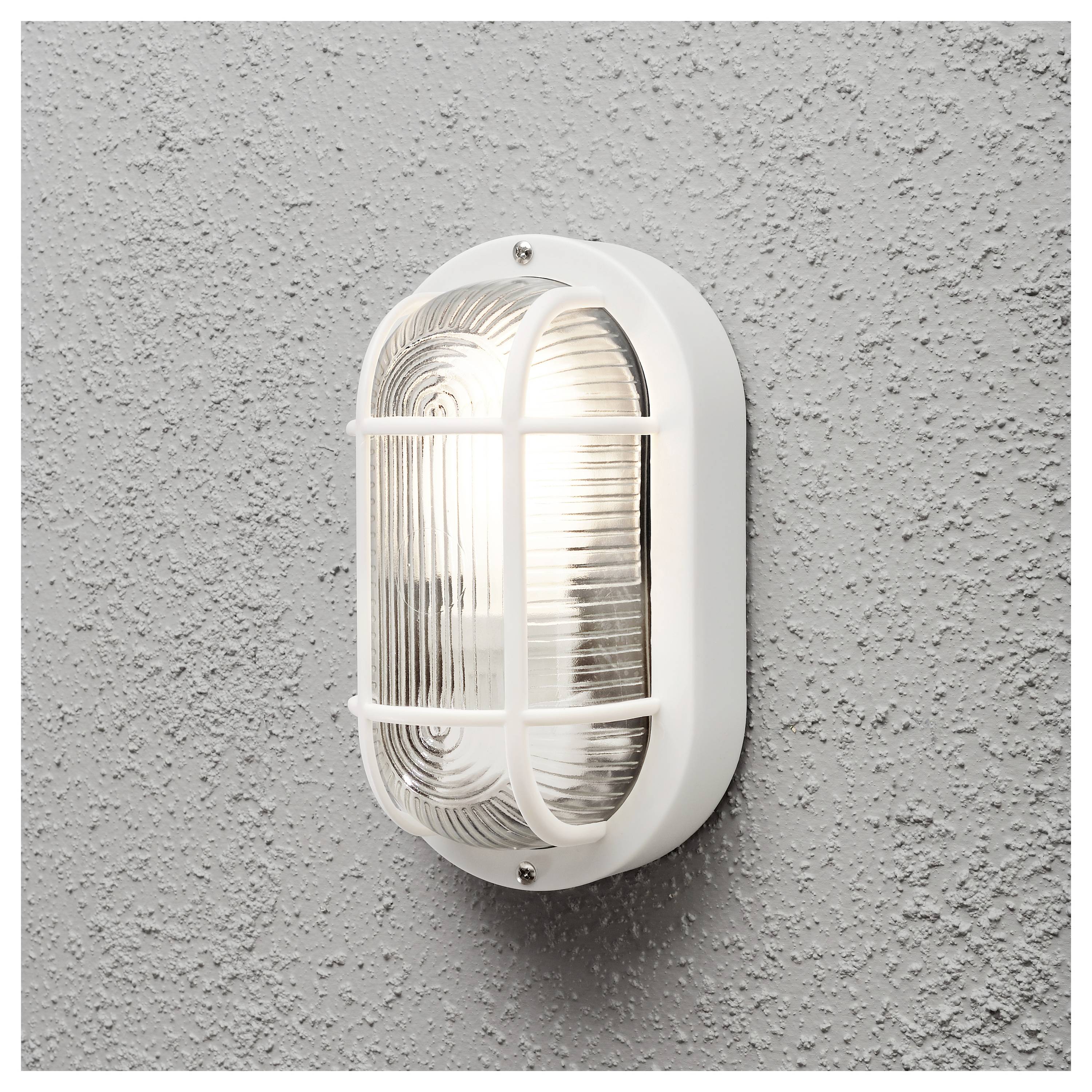 Konstsmide Elmas 7650-200 Außenwandleuchte E27 40W Weiß