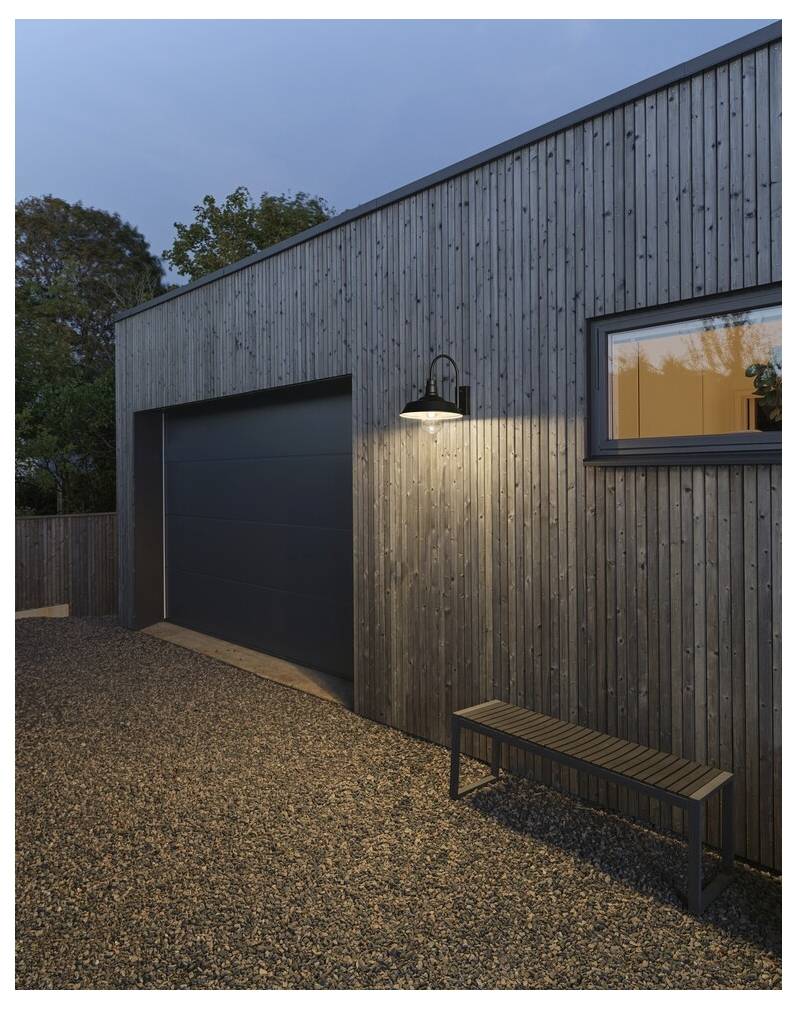 Konstsmide Trapani 7354-750 Außenwandleuchte E27 20W Schwarz