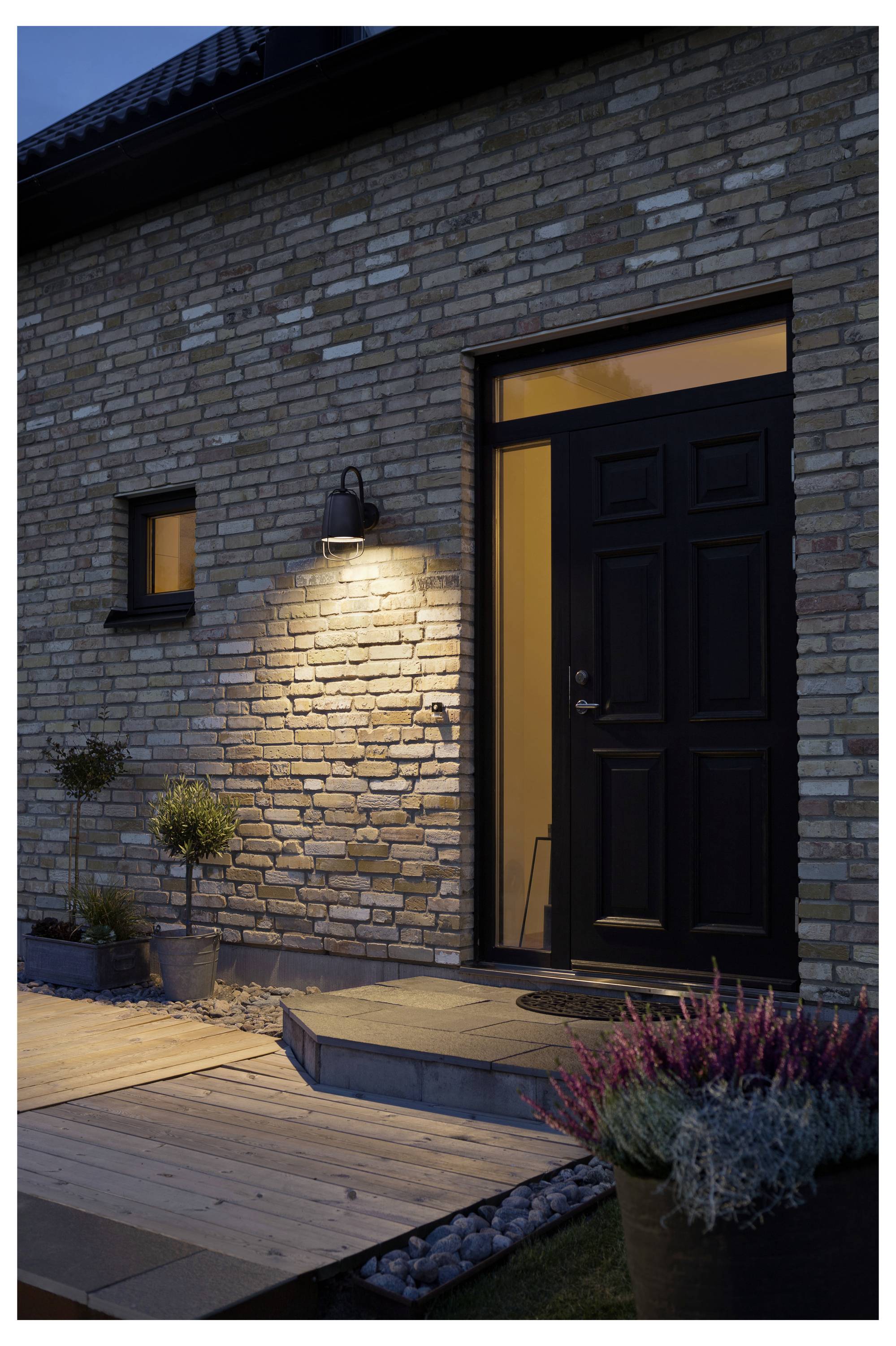 Konstsmide Perugia 7526-750 Außenwandleuchte E27 60W Schwarz