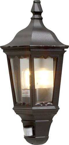 Konstsmide Firenze 7230-750 Außenwandleuchte mit Bewegungsmelder E27 100 W Schwarz