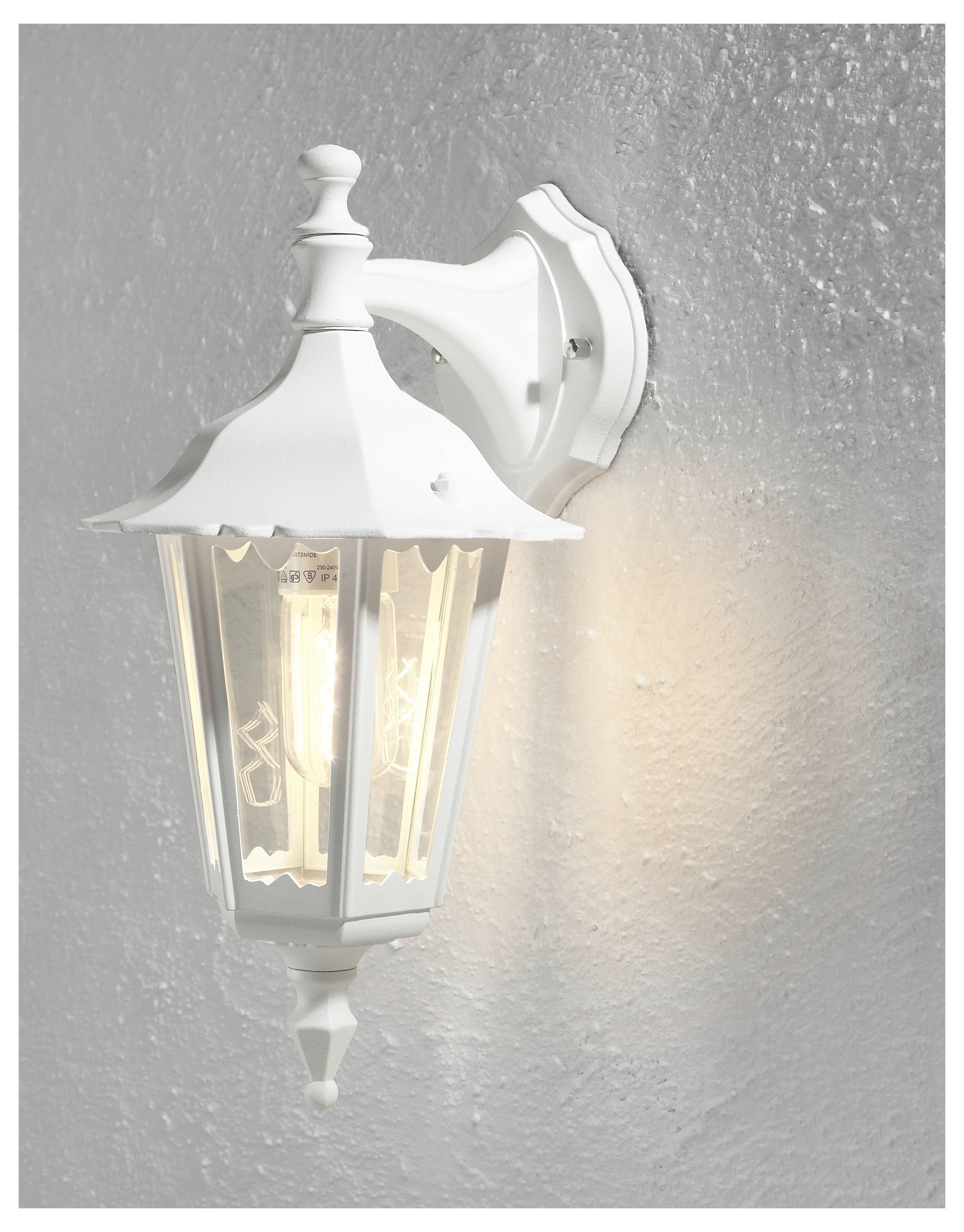 Konstsmide Firenze 7231-250 Außenwandleuchte E27 60W Weiß
