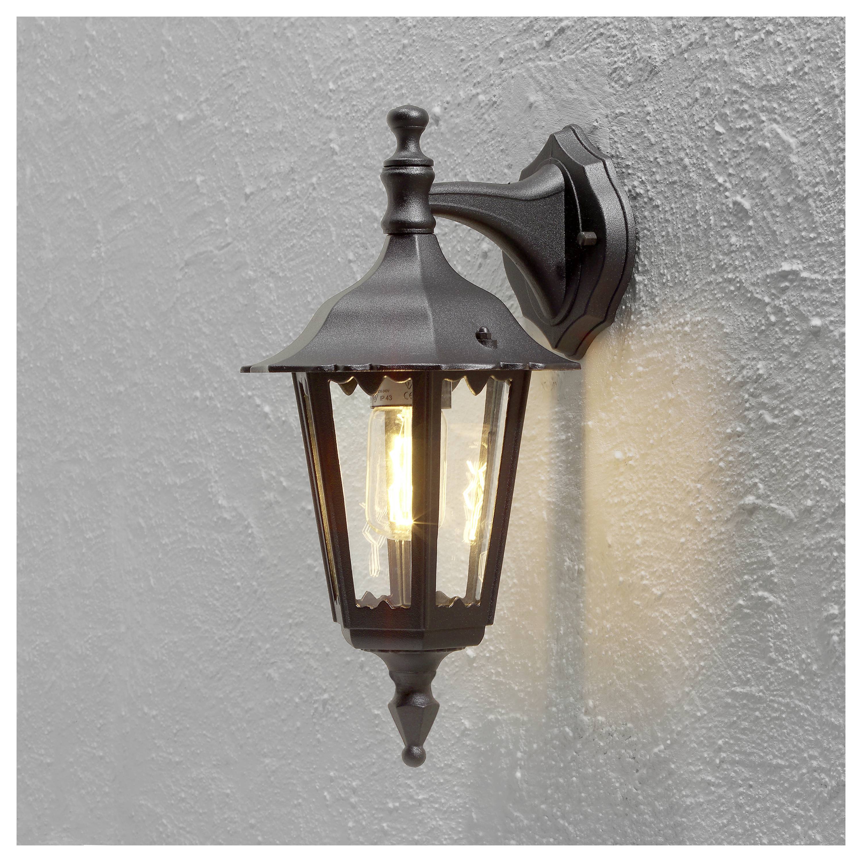 Konstsmide Firenze 7231-750 Außenwandleuchte E27 60W Schwarz