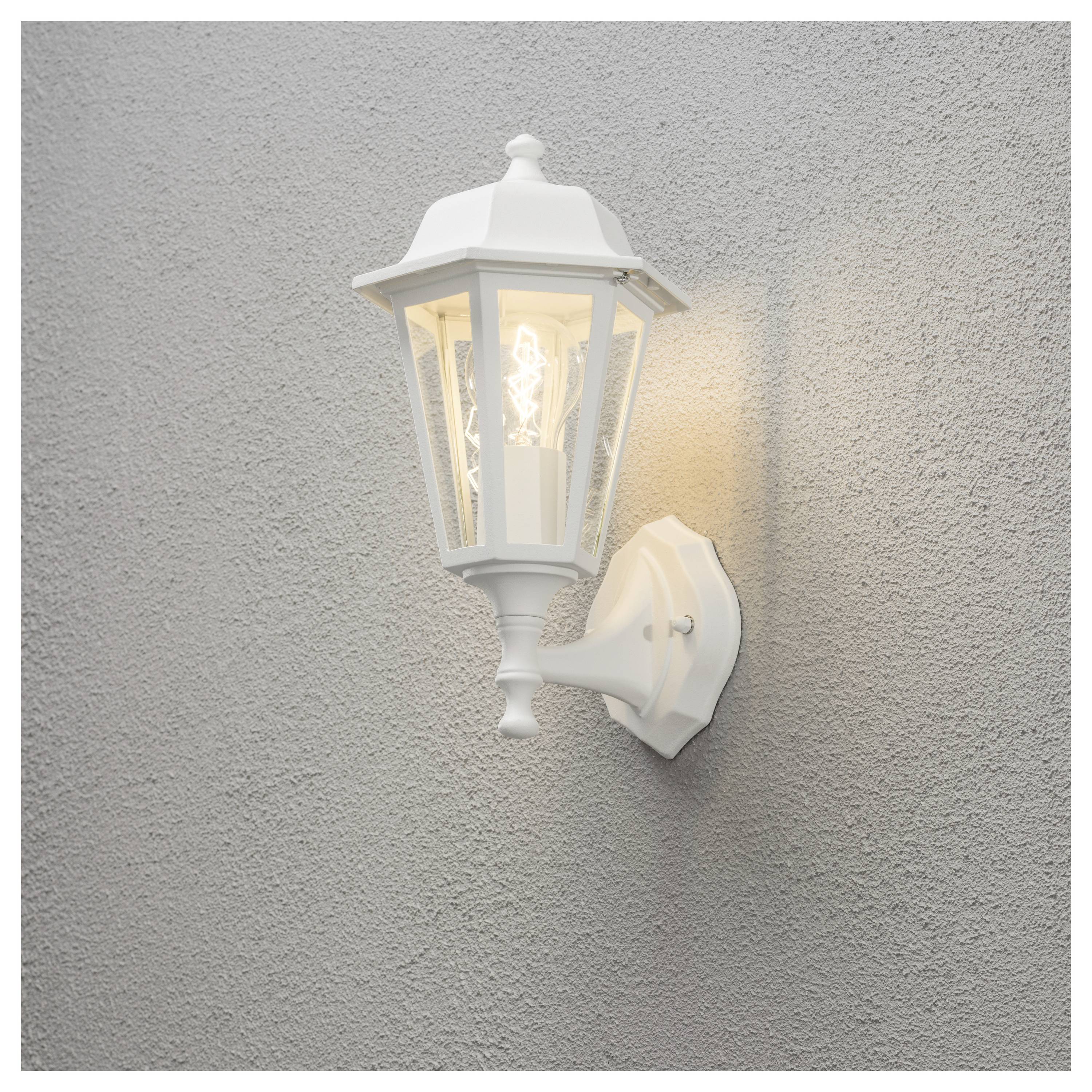 Konstsmide Kutscher 7094-250 Außenwandleuchte E27 60W Weiß