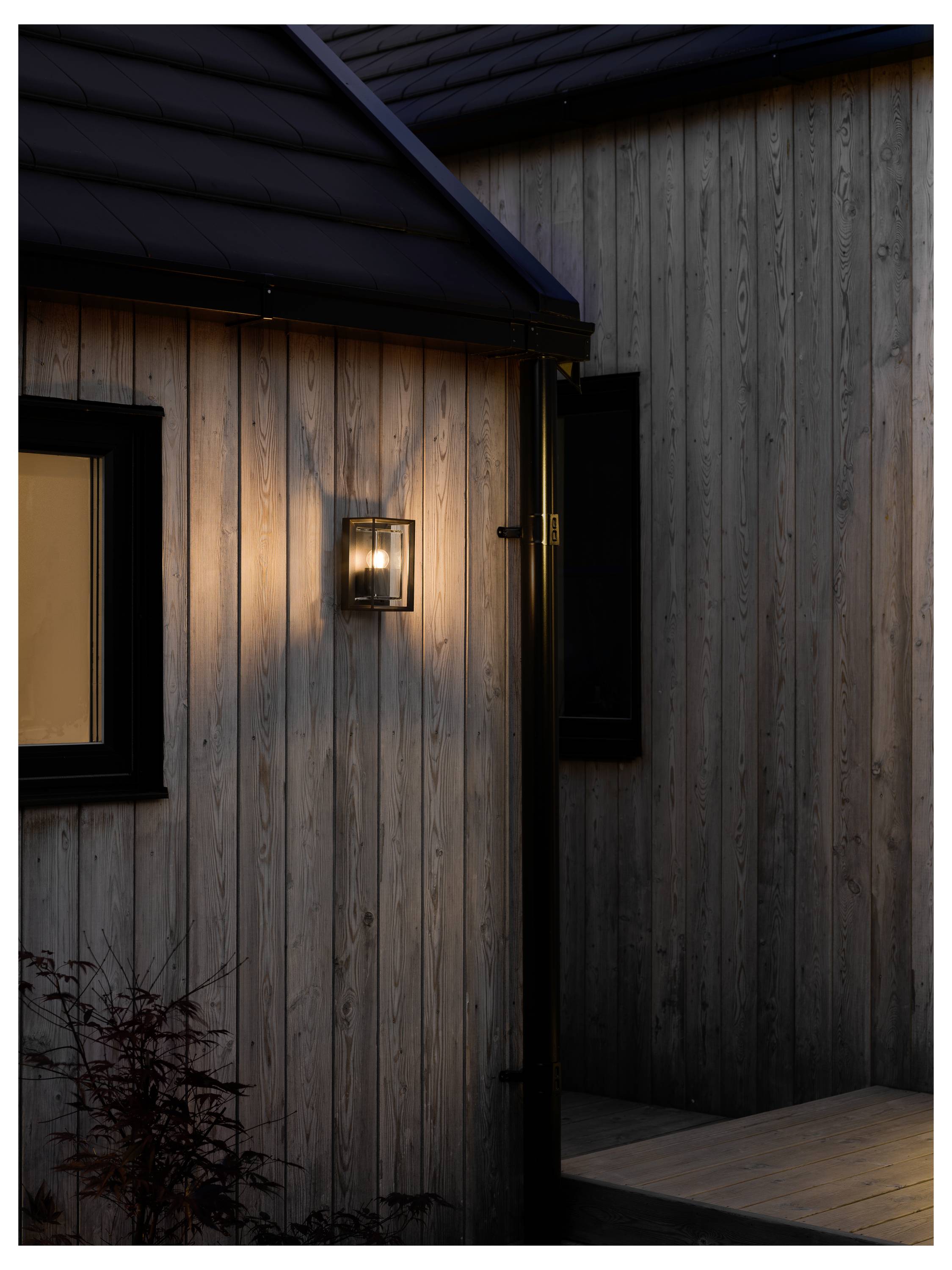 Konstsmide Brindisi 7886-750 Außenwandleuchte E27 20W Schwarz