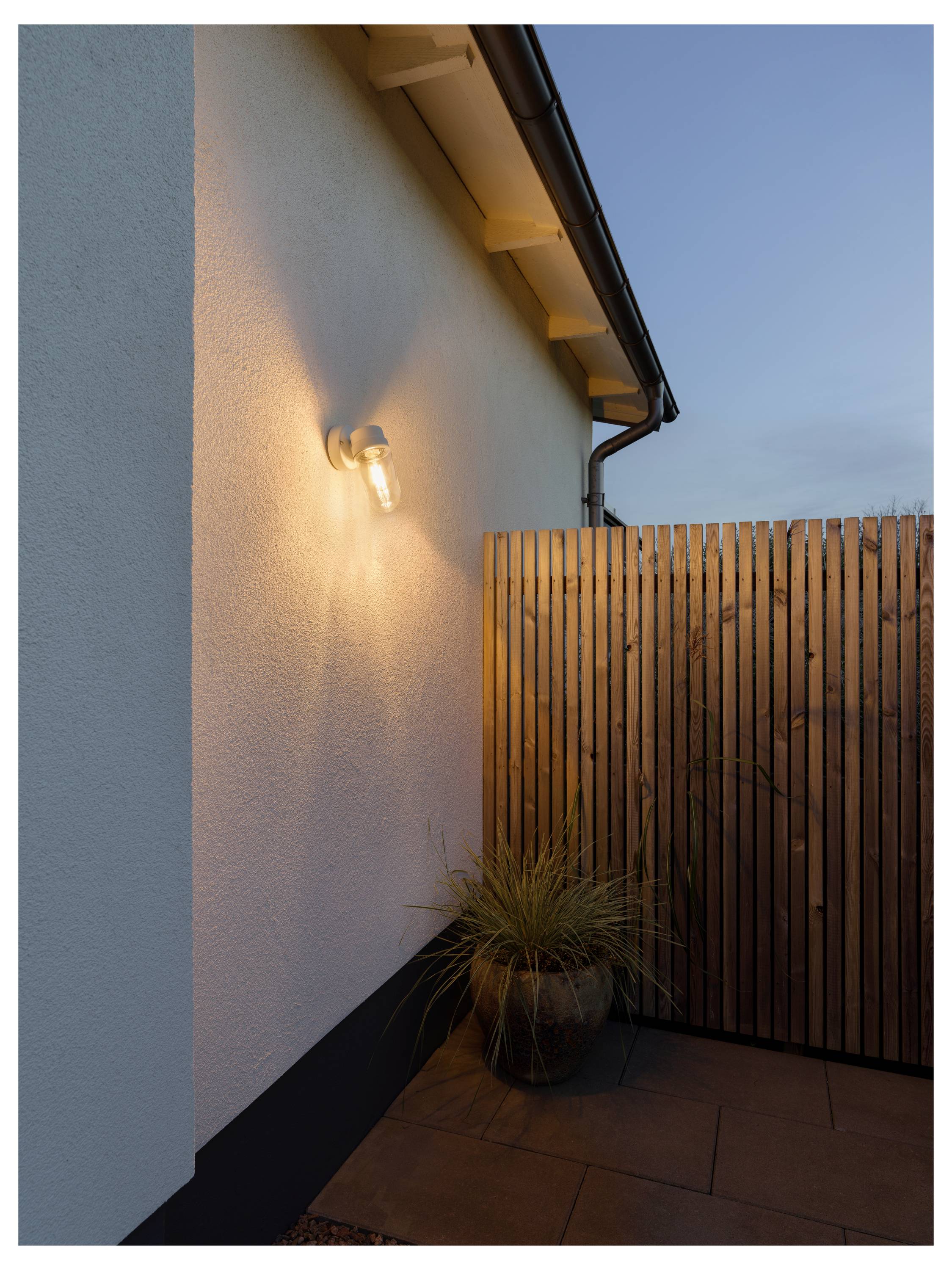 Konstsmide Vega 429-250 Außenwandleuchte E27 60W Weiß