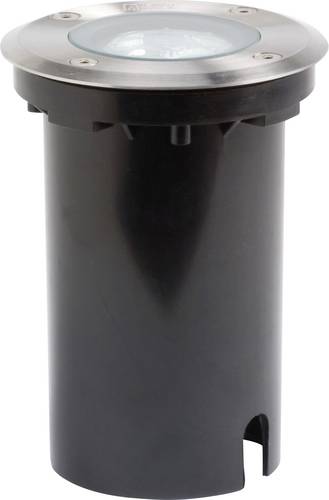 Konstsmide 7606-000 Bodeneinbauleuchte, Außeneinbauleuchte GU10 7 W Edelstahl