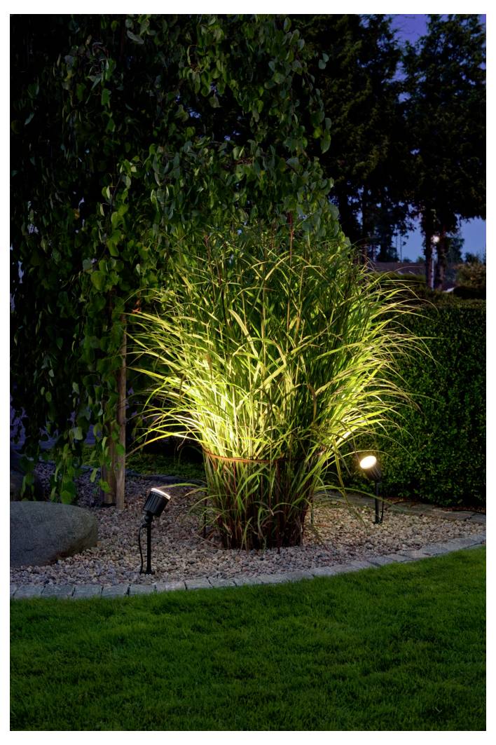 Konstsmide 7447-000 Amalfi LED-Gartenstrahler EEK: G (A - G) LED 4W Schwarz