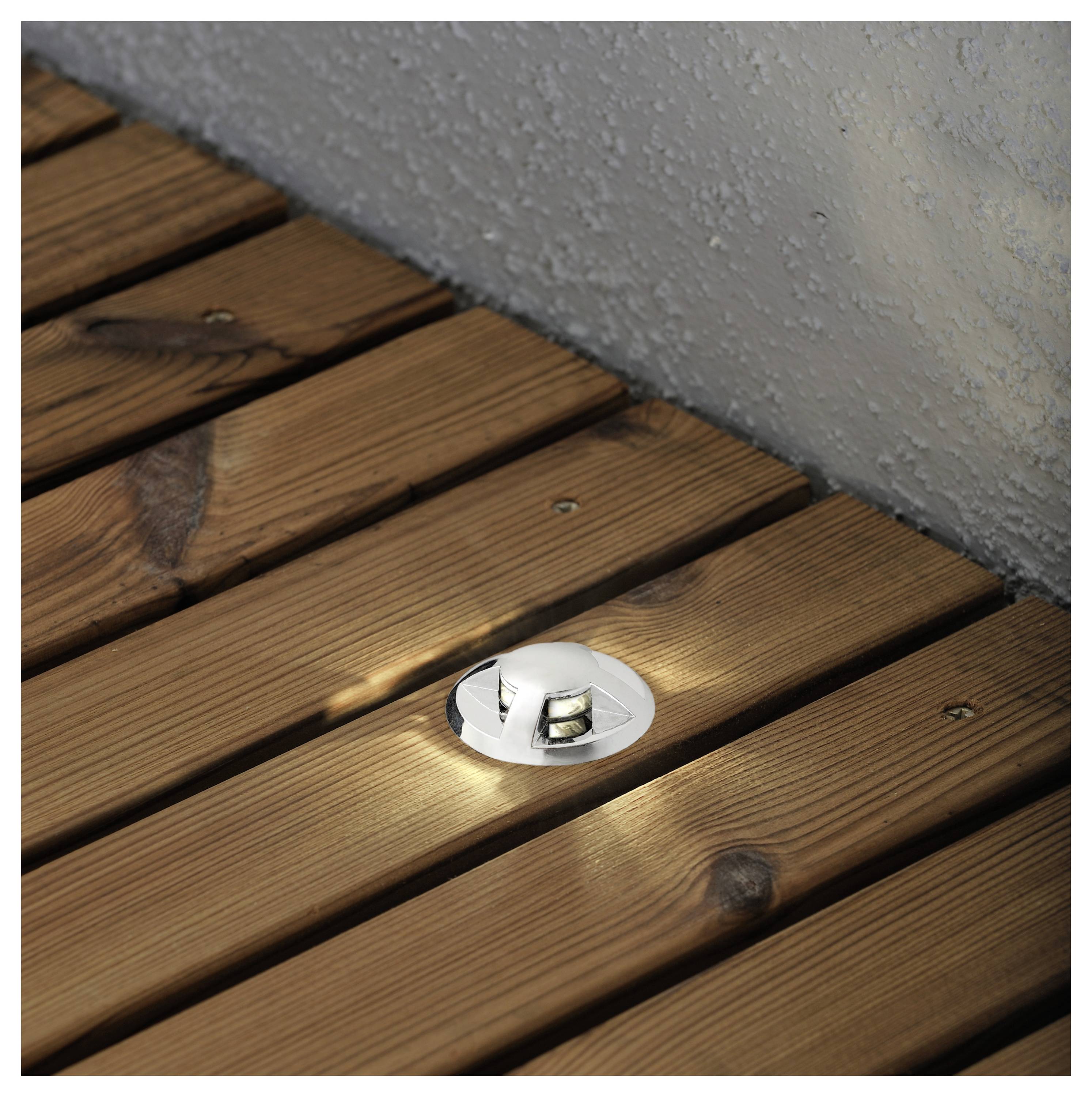 Konstsmide 7470-000 Bodeneinbauleuchte, Außeneinbauleuchte LED LED G (A - G) Chrom