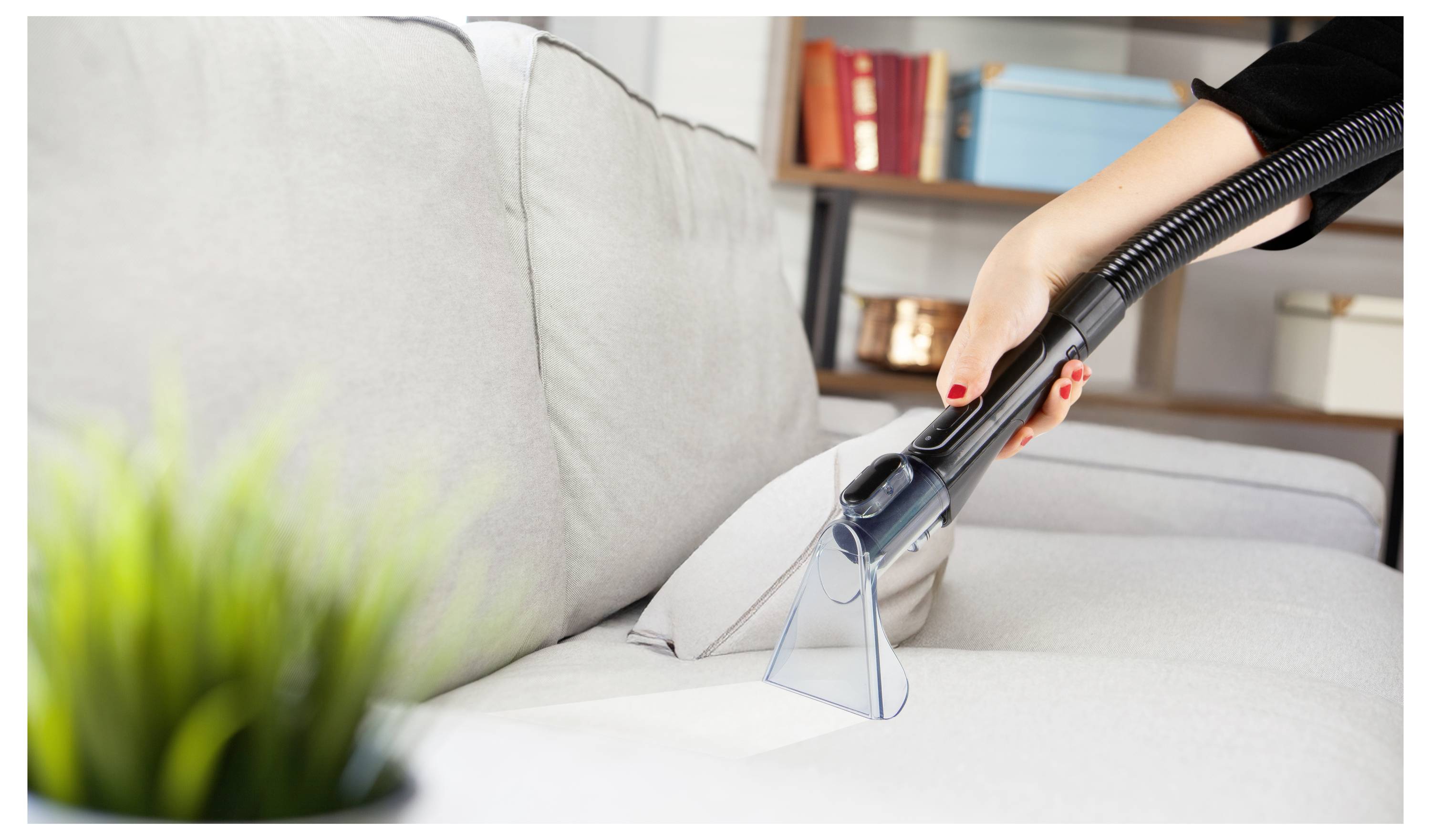 DOMO MULTIFUNKTIONALER FLECKENREINIGER Dampfreiniger DO250SC 600W Grün 2 Wassertanks