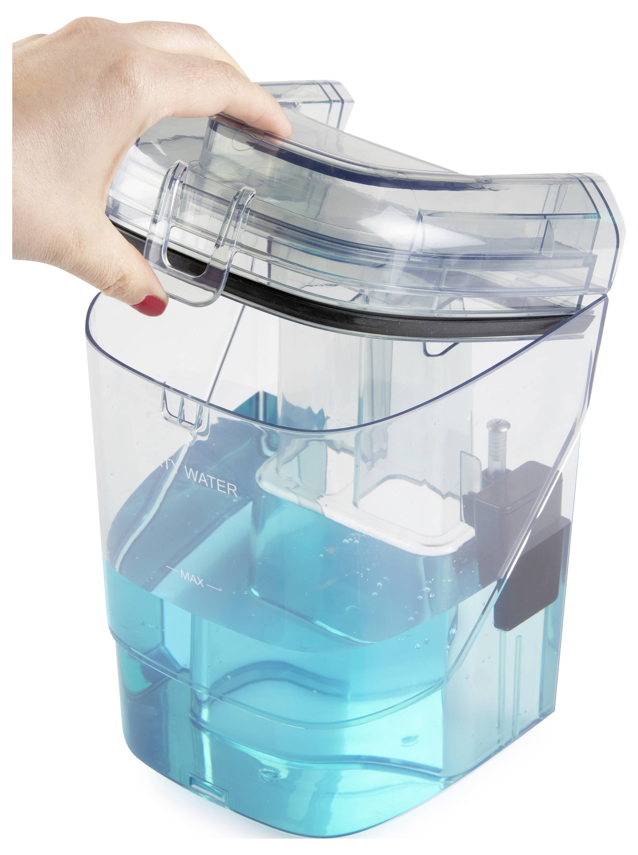 DOMO MULTIFUNKTIONALER FLECKENREINIGER Dampfreiniger DO250SC 600W Grün 2 Wassertanks