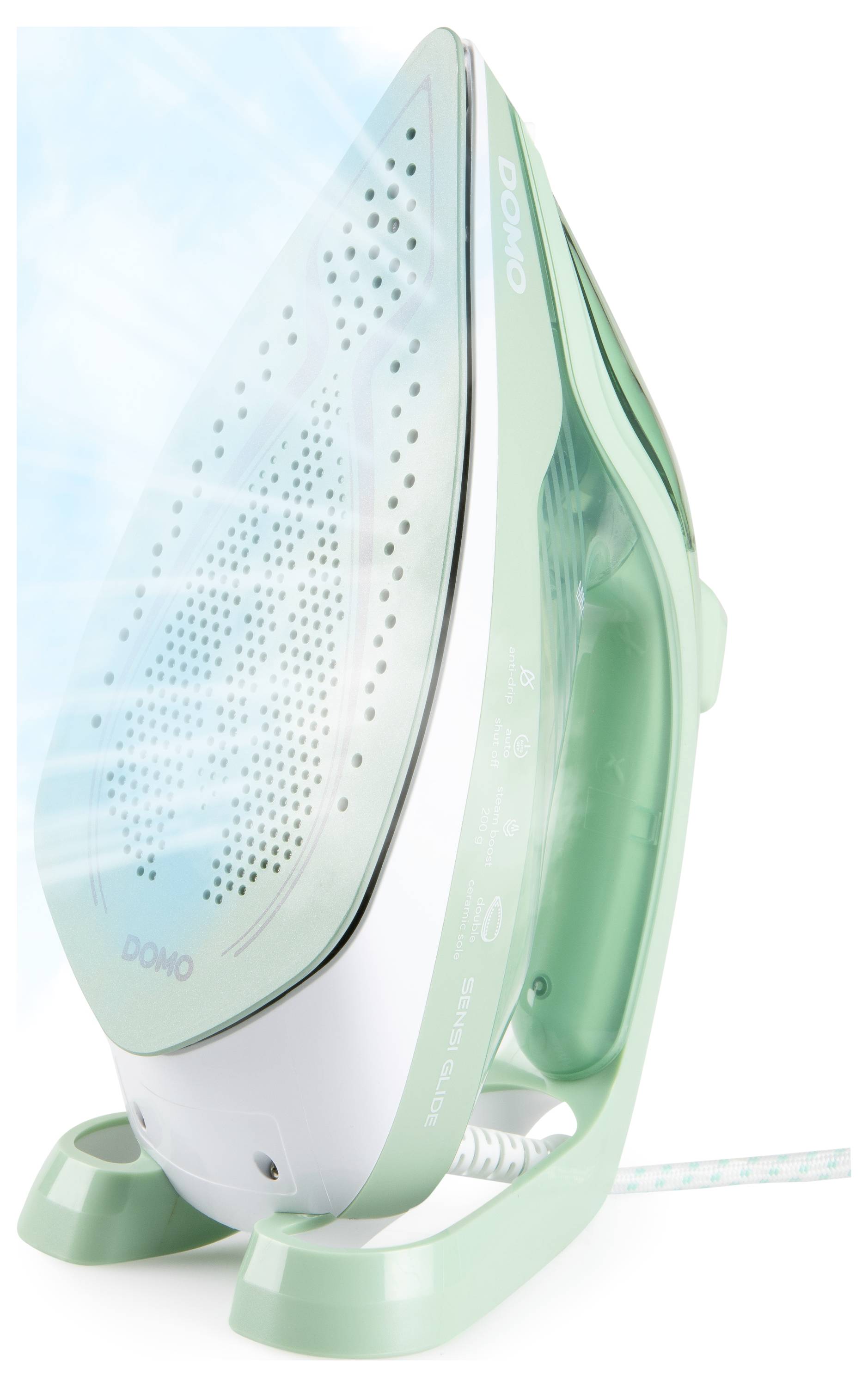 DOMO DAMPFBÜGELEISEN Dampfbügeleisen Grün 2830 W
