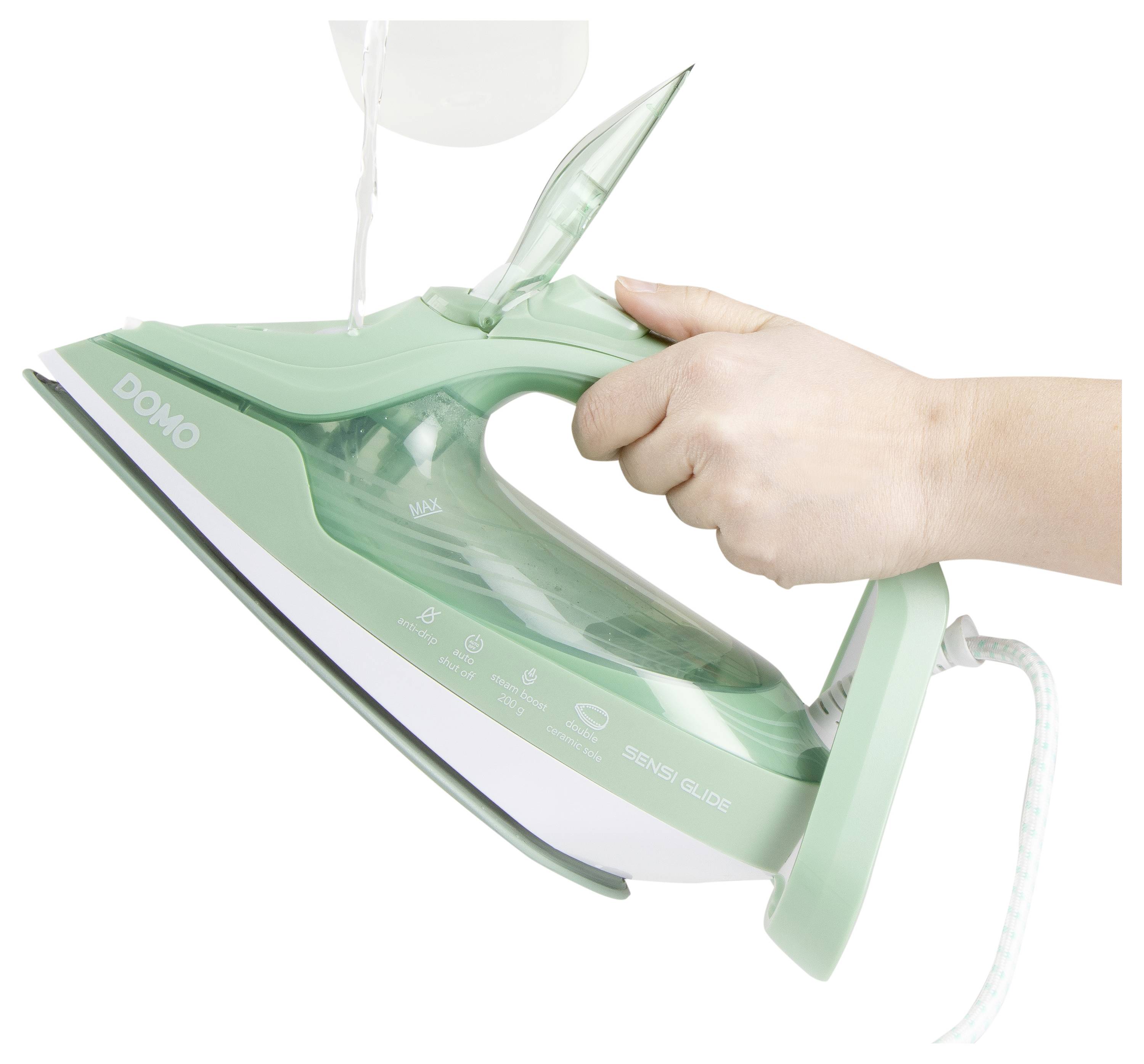 DOMO DAMPFBÜGELEISEN Dampfbügeleisen Grün 2830W