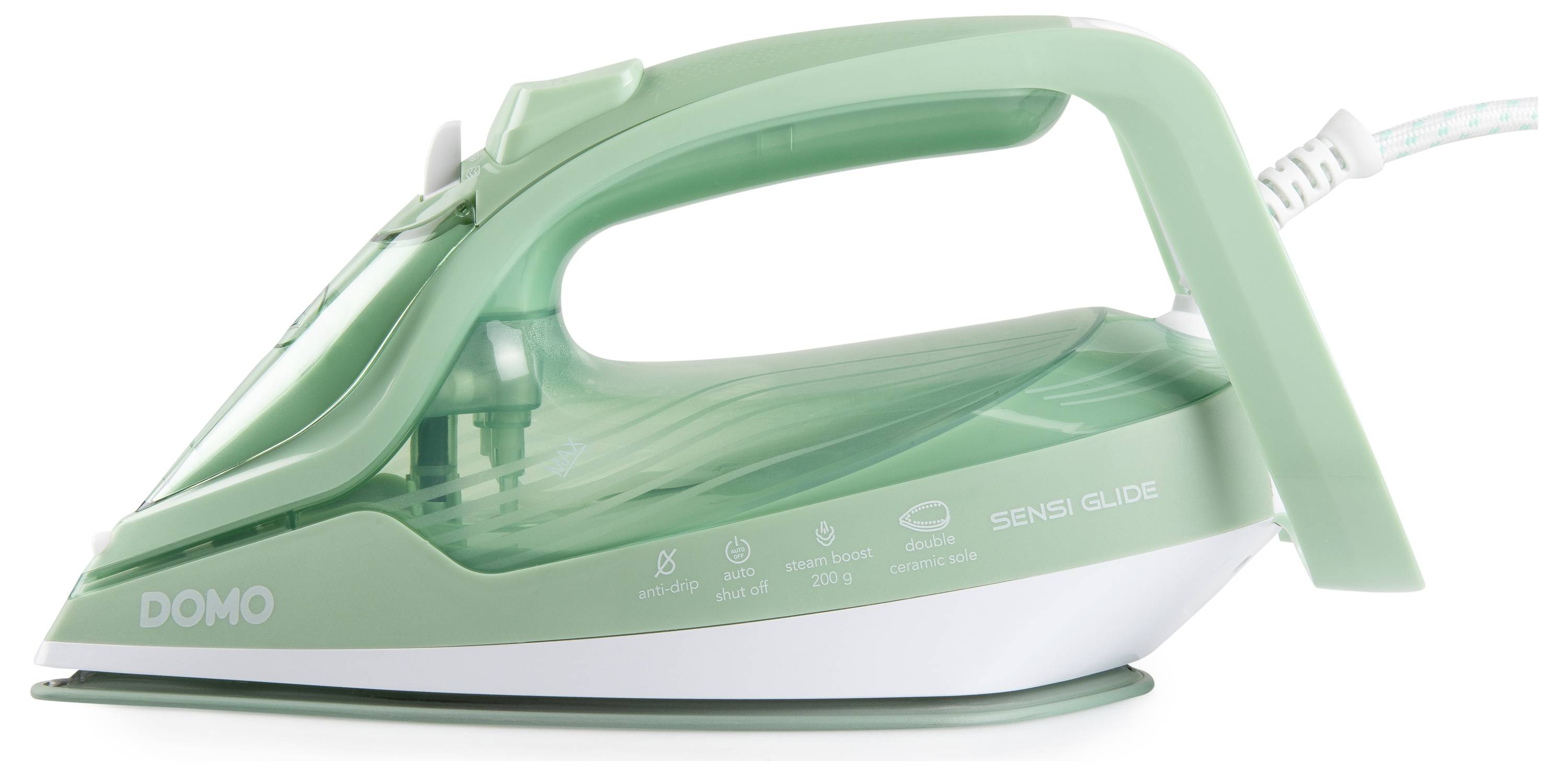DOMO DAMPFBÜGELEISEN Dampfbügeleisen Grün 2830 W