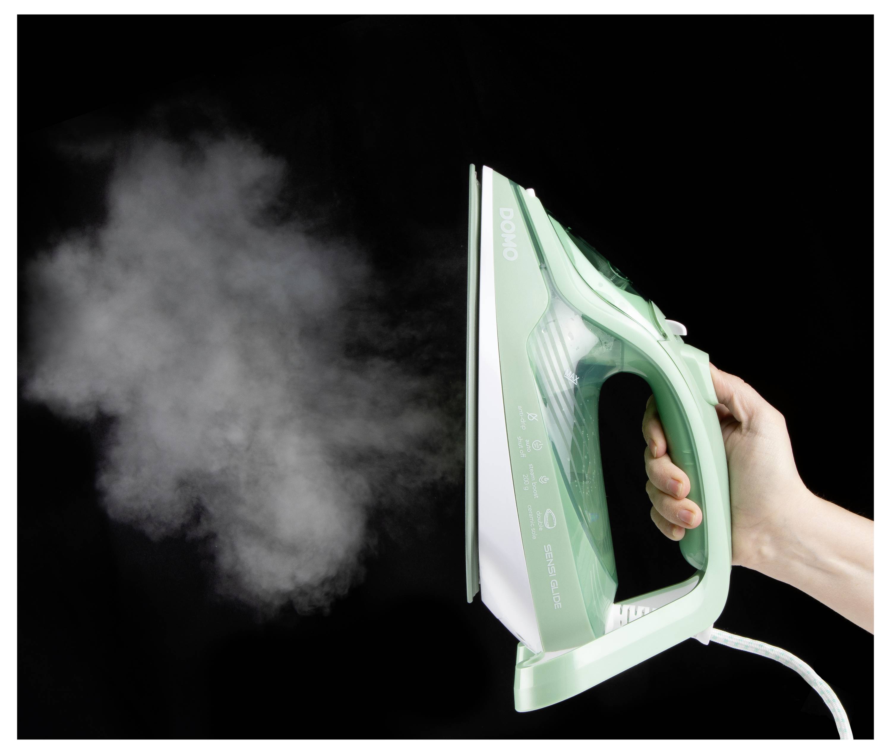 DOMO DAMPFBÜGELEISEN Dampfbügeleisen Grün 2830 W