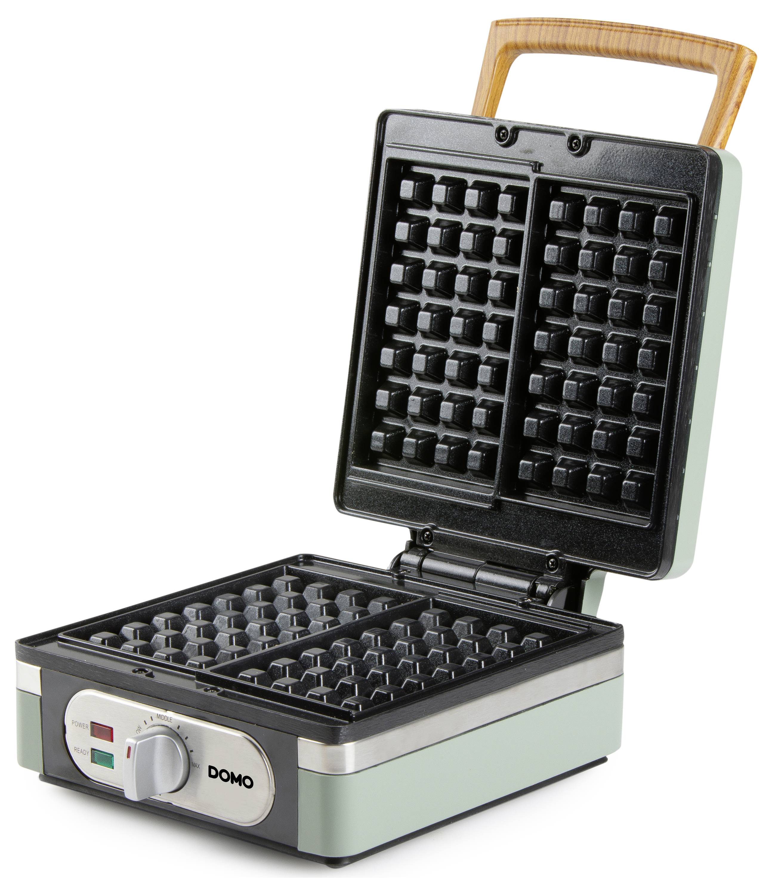 DOMO WAFFELMAKER Waffeleisen Salbei-Grün