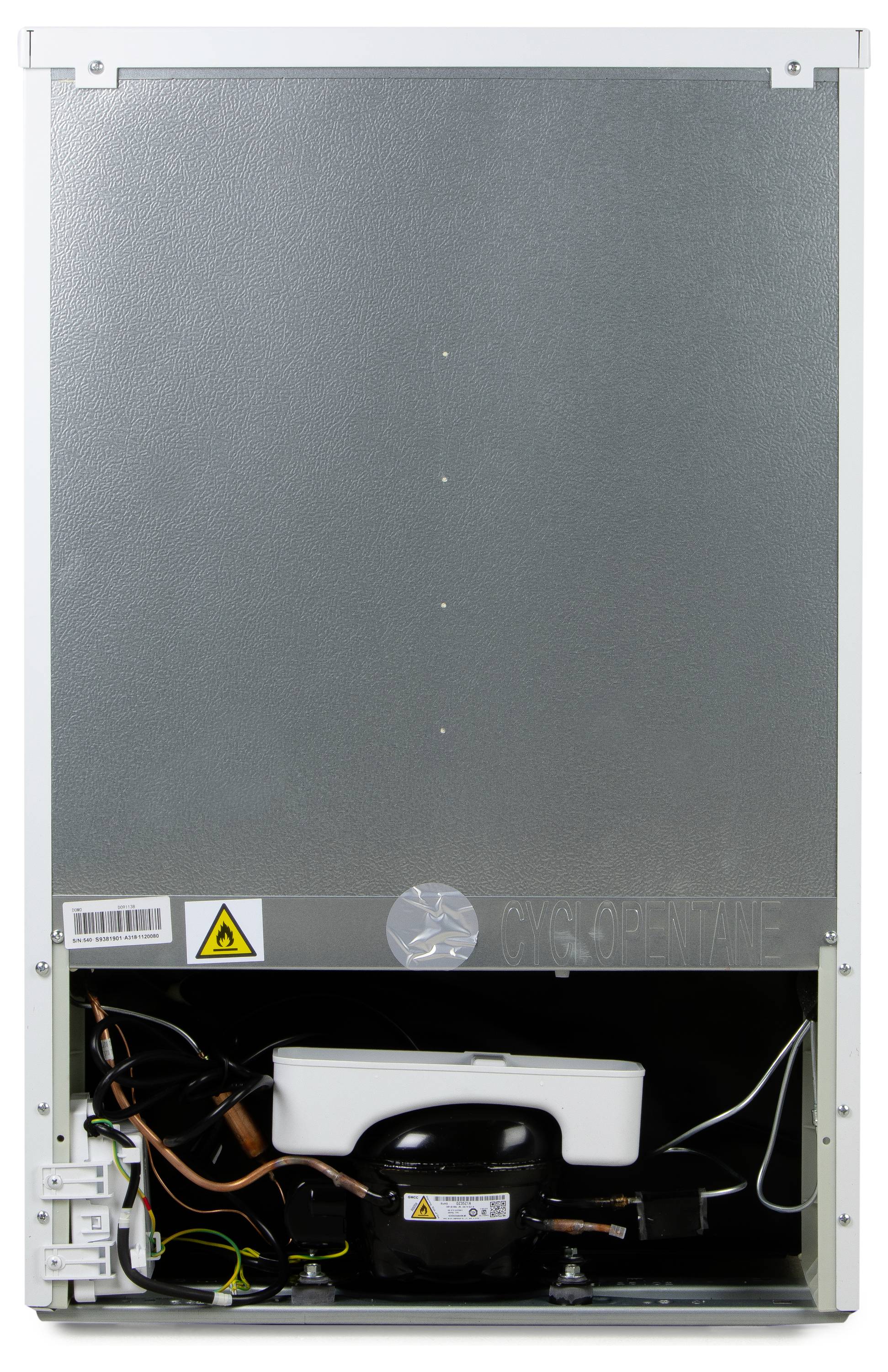 DOMO KÜHLSCHRANK Kühlschrank EEK: D (A - G) 131l Weiß