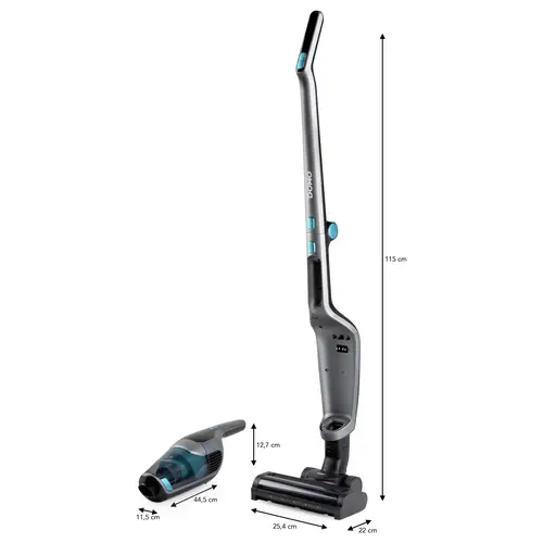 DOMO AKKU-STAUBSAUGER2-IN-1 DO249SV Akku-Handstaubsauger 21.6 V DOMO AKKU-STAUBSAUGER2-IN-1 DO249SV Akku-Handstaubsauger 21.6 V