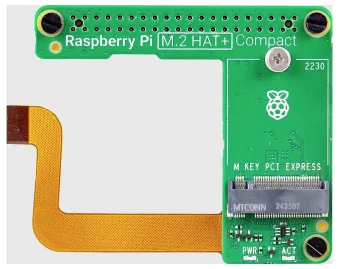 Raspberry Pi® M.2 HAT+ Compact Erweiterungs-Platine