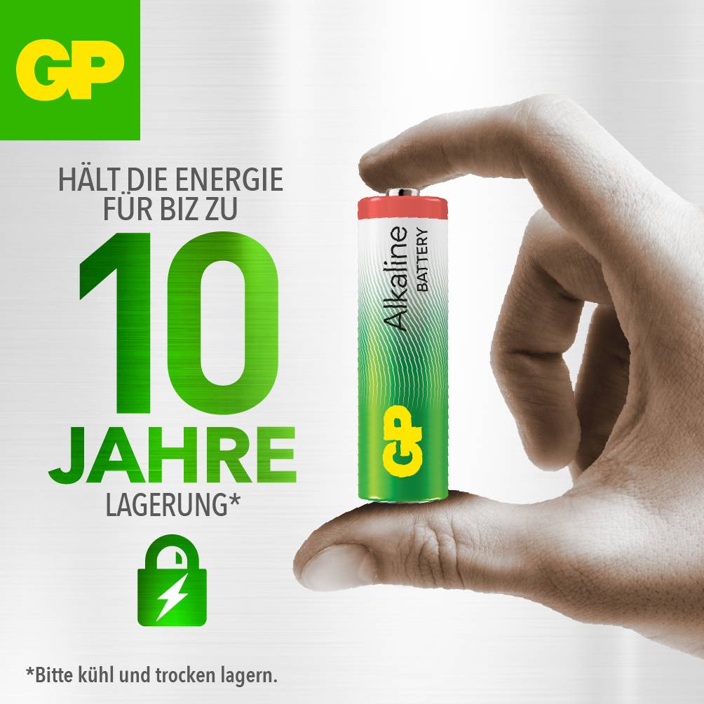 GP AA Batterie Alkaline 1,5V 4 Stück Mignon (AA)-Batterie 1.5 V 4 St.