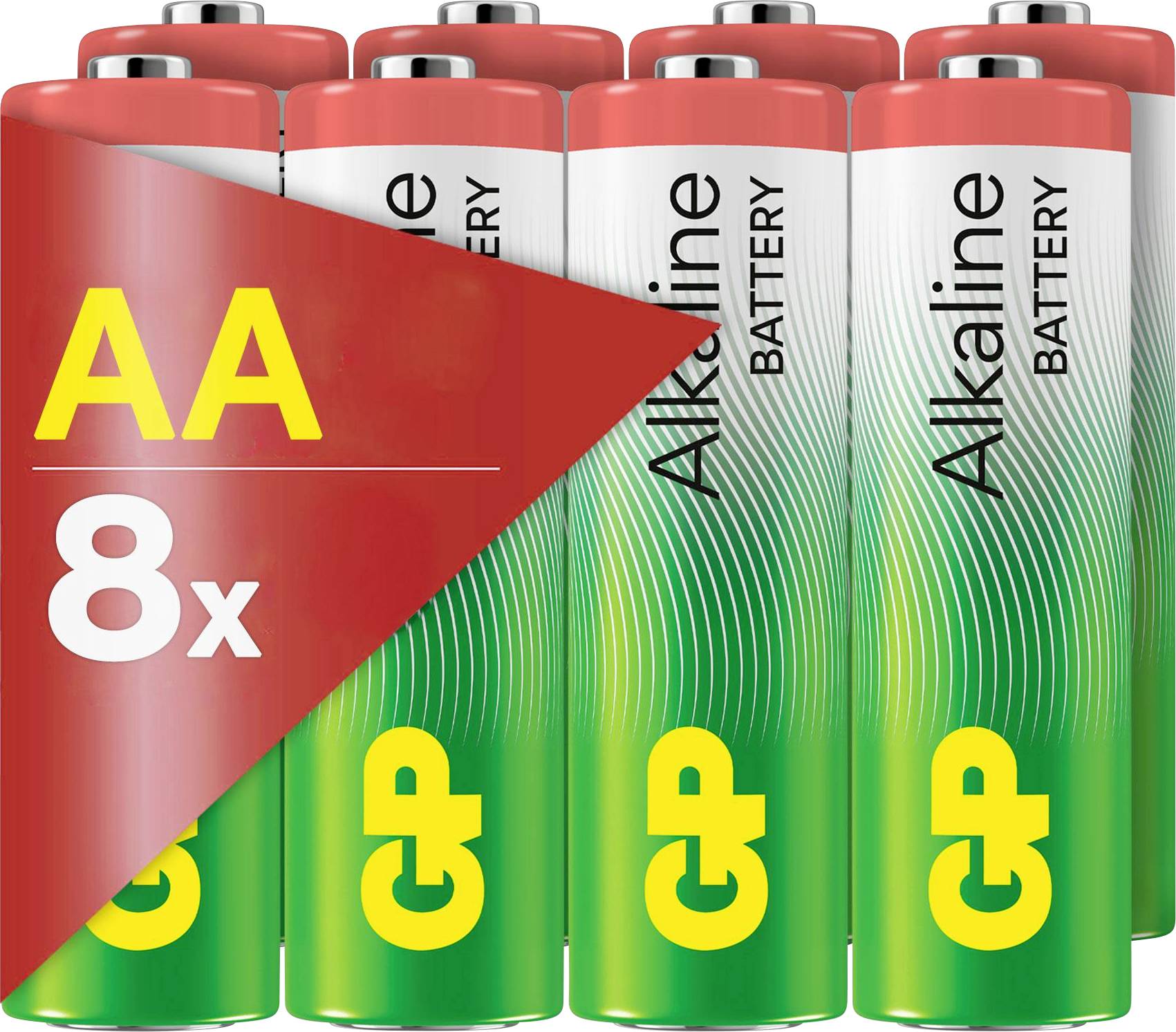 GP AA Batterie Alkaline 1,5V 8 Stück Mignon (AA)-Batterie 1.5V 8St.
