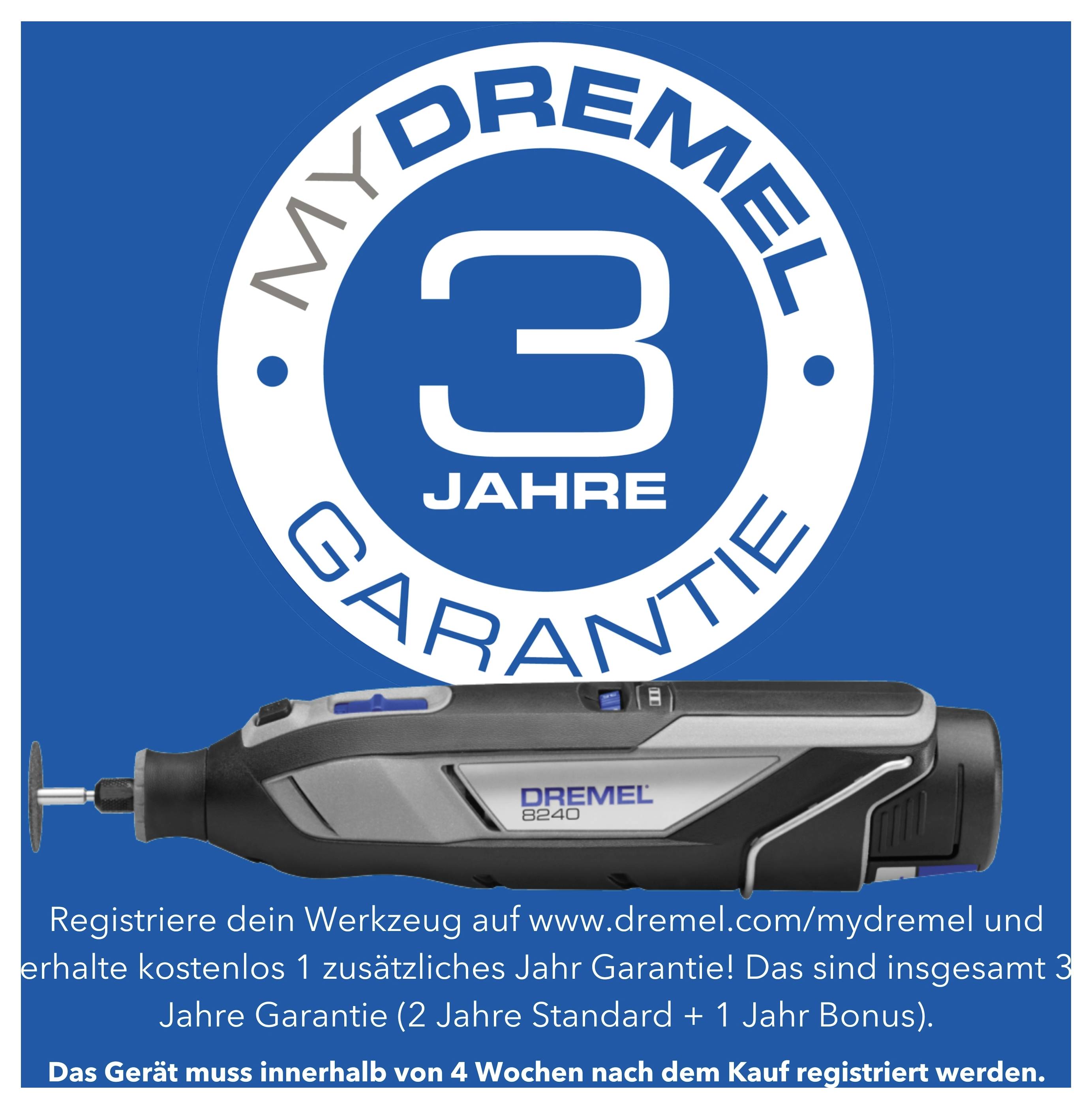 Dremel 8240-3-MB (ohne Akku) F0138240KB Multifunktionswerkzeug ohne Akku, ohne Ladegerät 12V