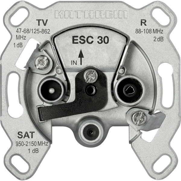 Kathrein ESC 30 Antennendose Schraubbefestigung Einzelanschlussdose Kathrein ESC 30 Antennendose Schraubbefestigung Einzelanschlussdose