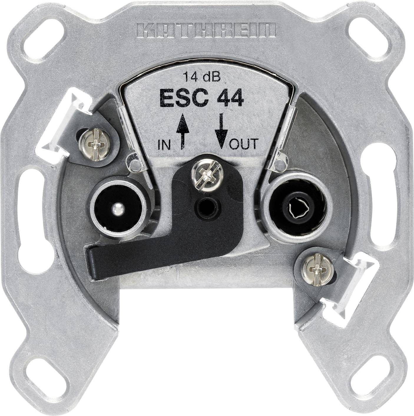 Kathrein ESC 44 Antennendose BK Schraubbefestigung Durchschleifdose