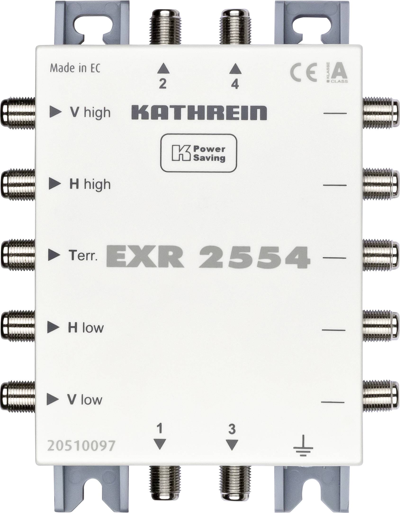 Kathrein EXR 2554 SAT Multischalter Kaskade Eingänge (Multischalter): 5 (4 SAT/1 terrestrisch) Teil