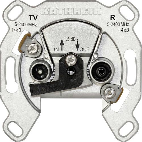 Kathrein ESD 52 Antennendose SAT Schraubbefestigung, Unterputz Durchschleifdose