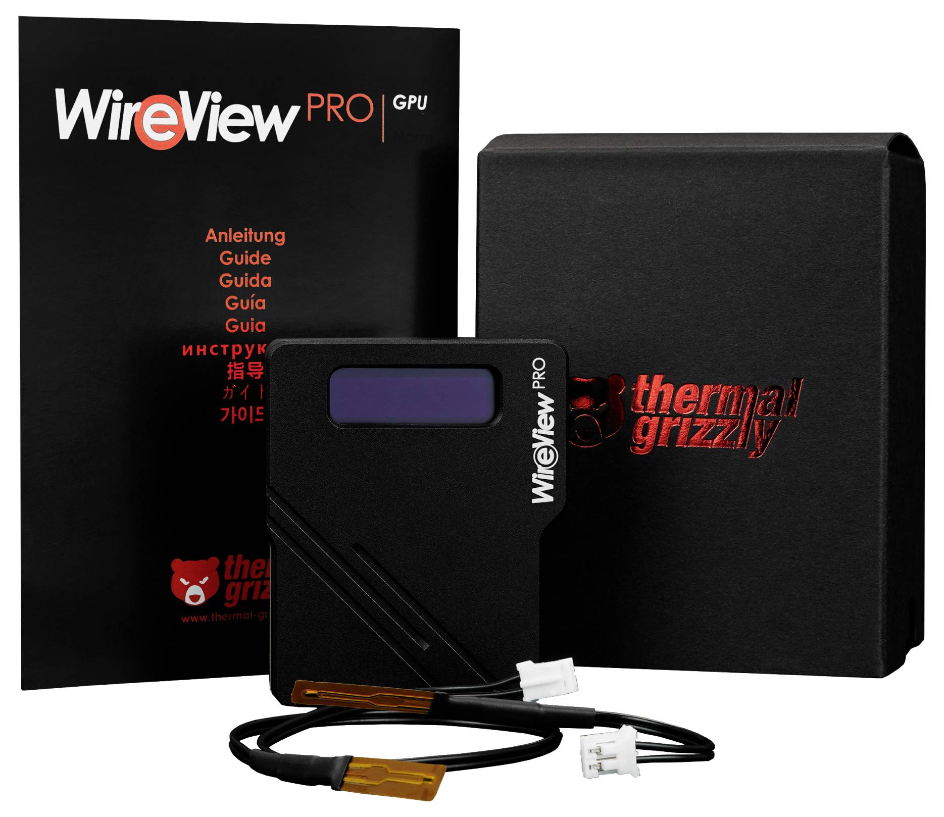 Thermal Grizzly WireView 90 Pro GPU GPU-Erweiterungskarten Schwarz