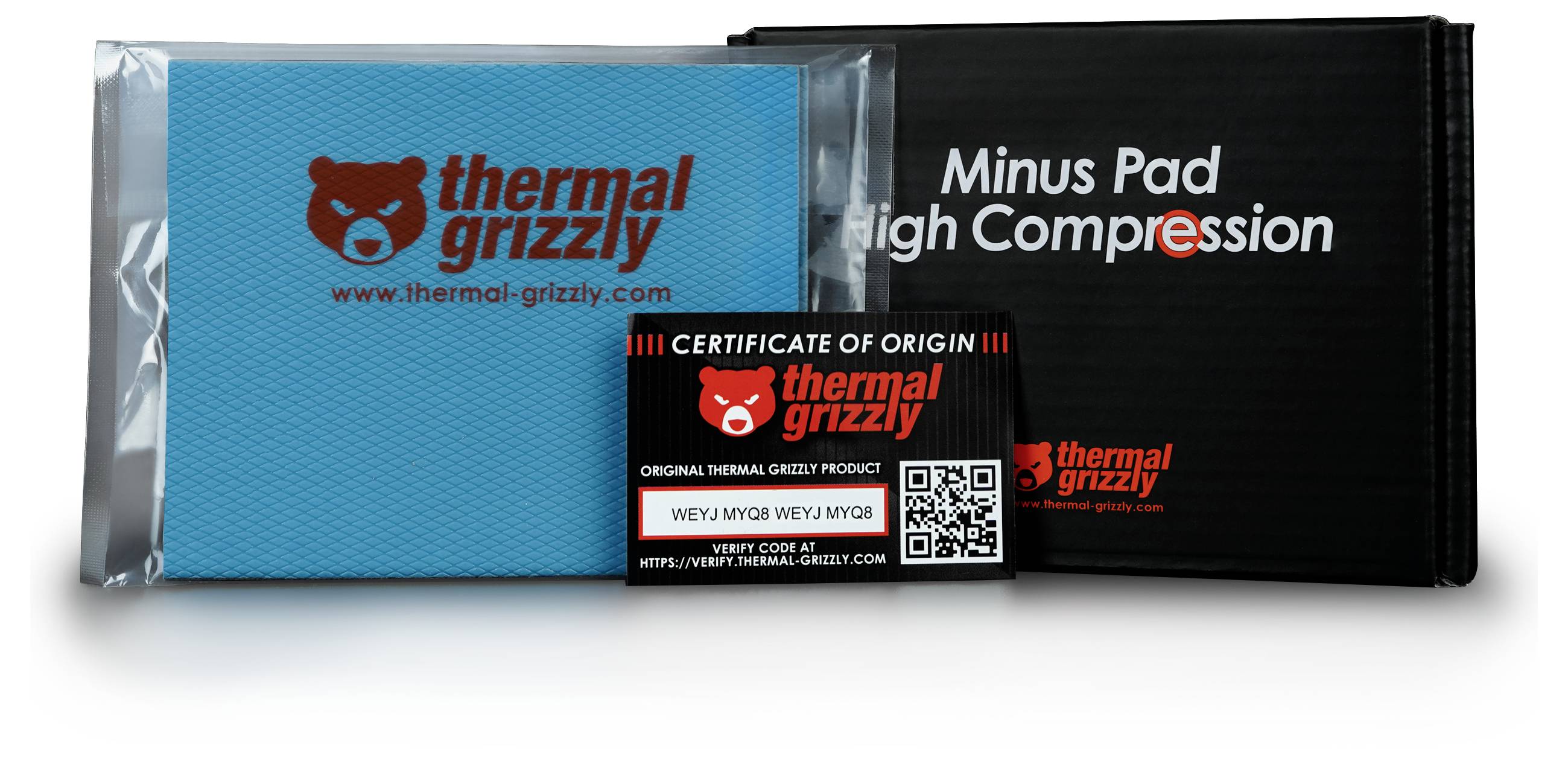 Thermal Grizzly High Compression Wärmeleitpad 3mm (L x B) 120mm x 100mm