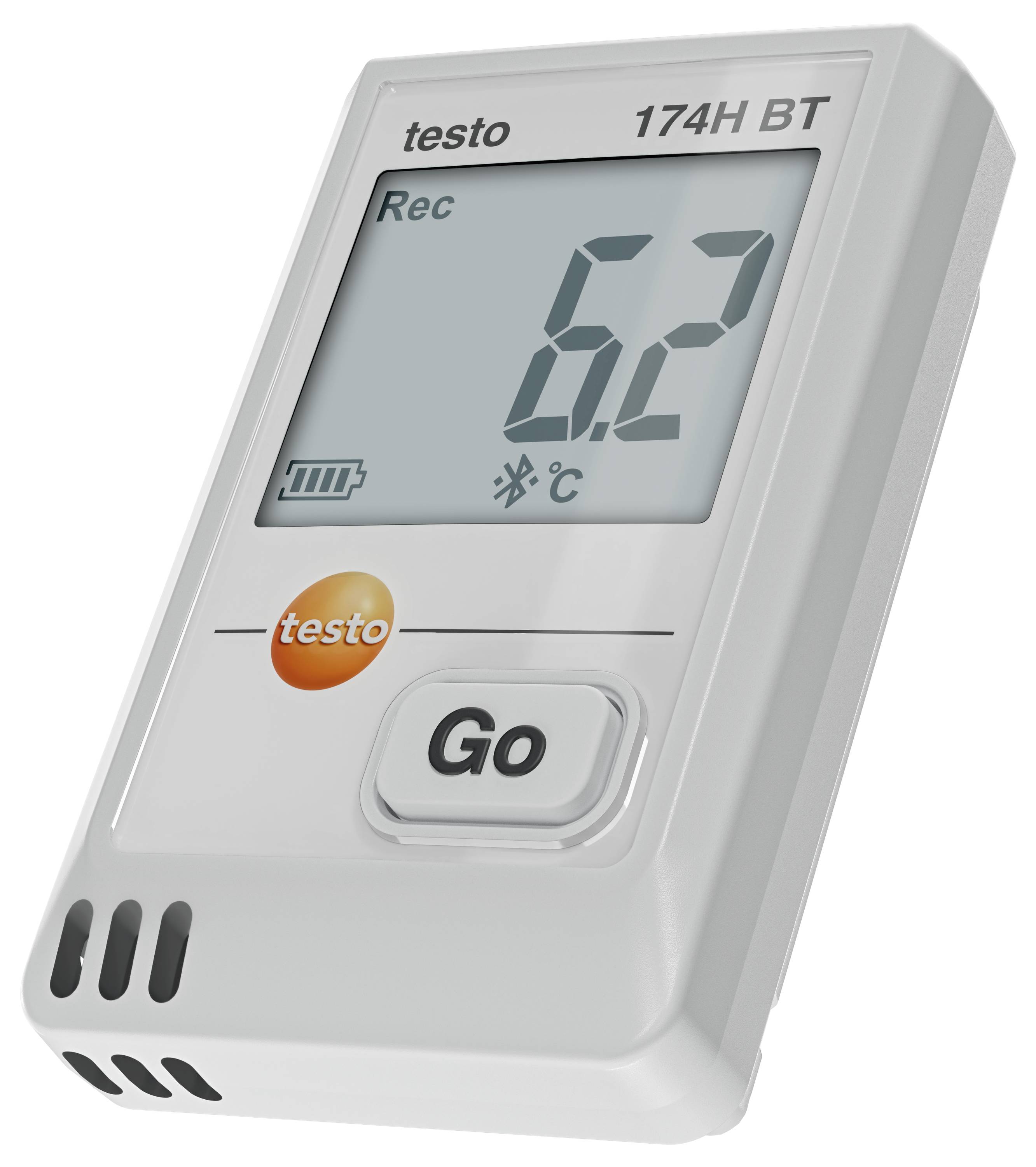 Testo 0572 1743 01 174 H  BT Temperatur-Datenlogger, Luftfeuchte-Datenlogger Messgröße Temperatur, Luftfeuchtigkeit -20 bis +70°C