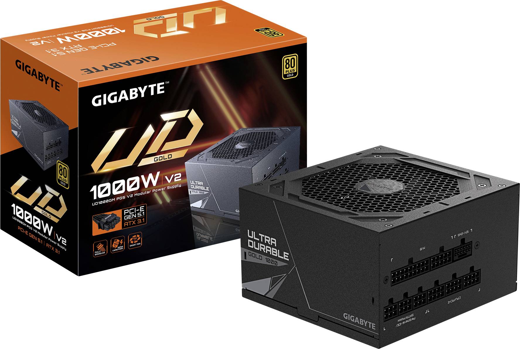 Gigabyte GP-UD1000GM PG5 V2 Netzteil / Stromversorgung 1000W ATX 80PLUS® Gold